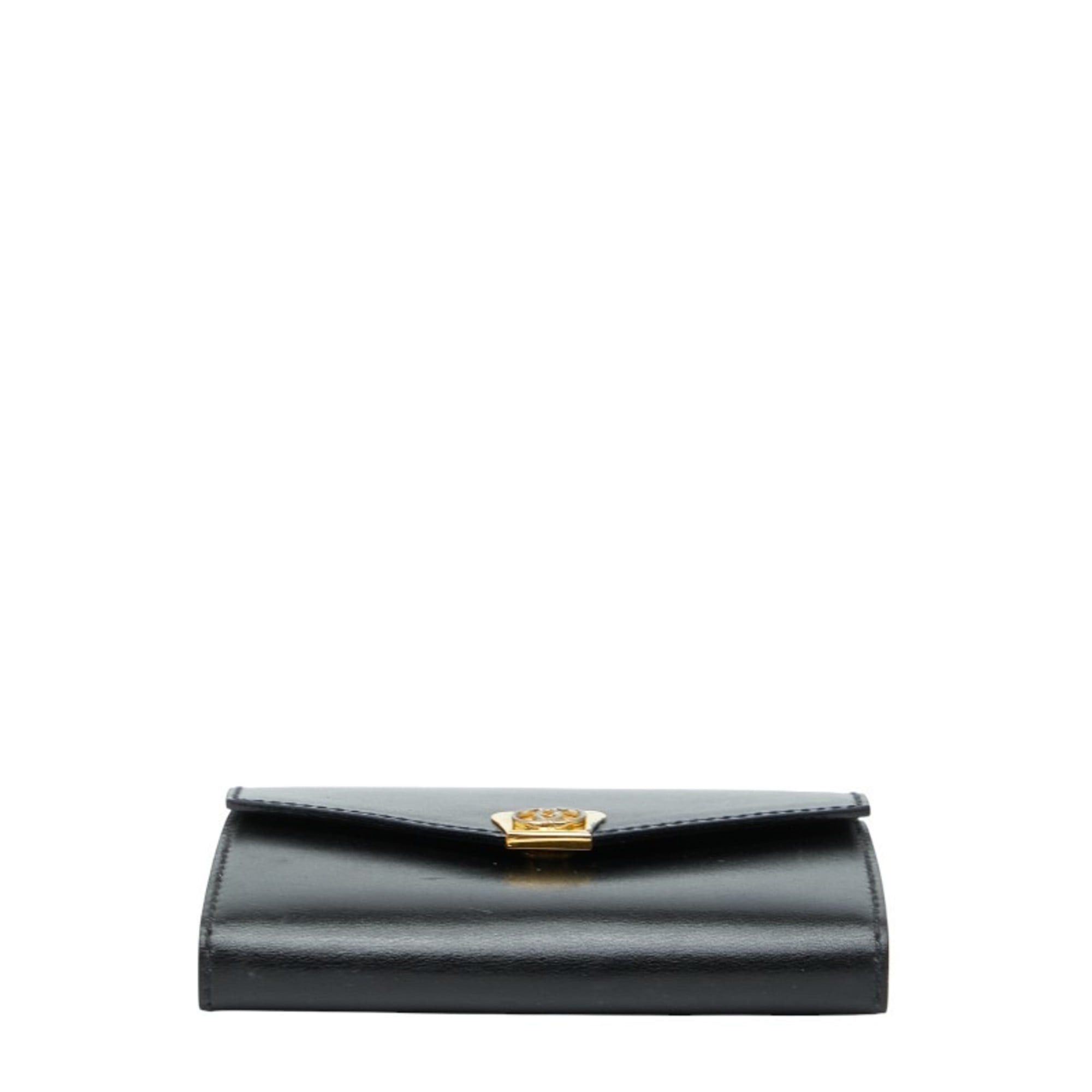 Gucci Gucci - Black Leather Notebook Cover 031 379 4328 Women's GUCCI Size ONE SIZE - 3 Thumbnail