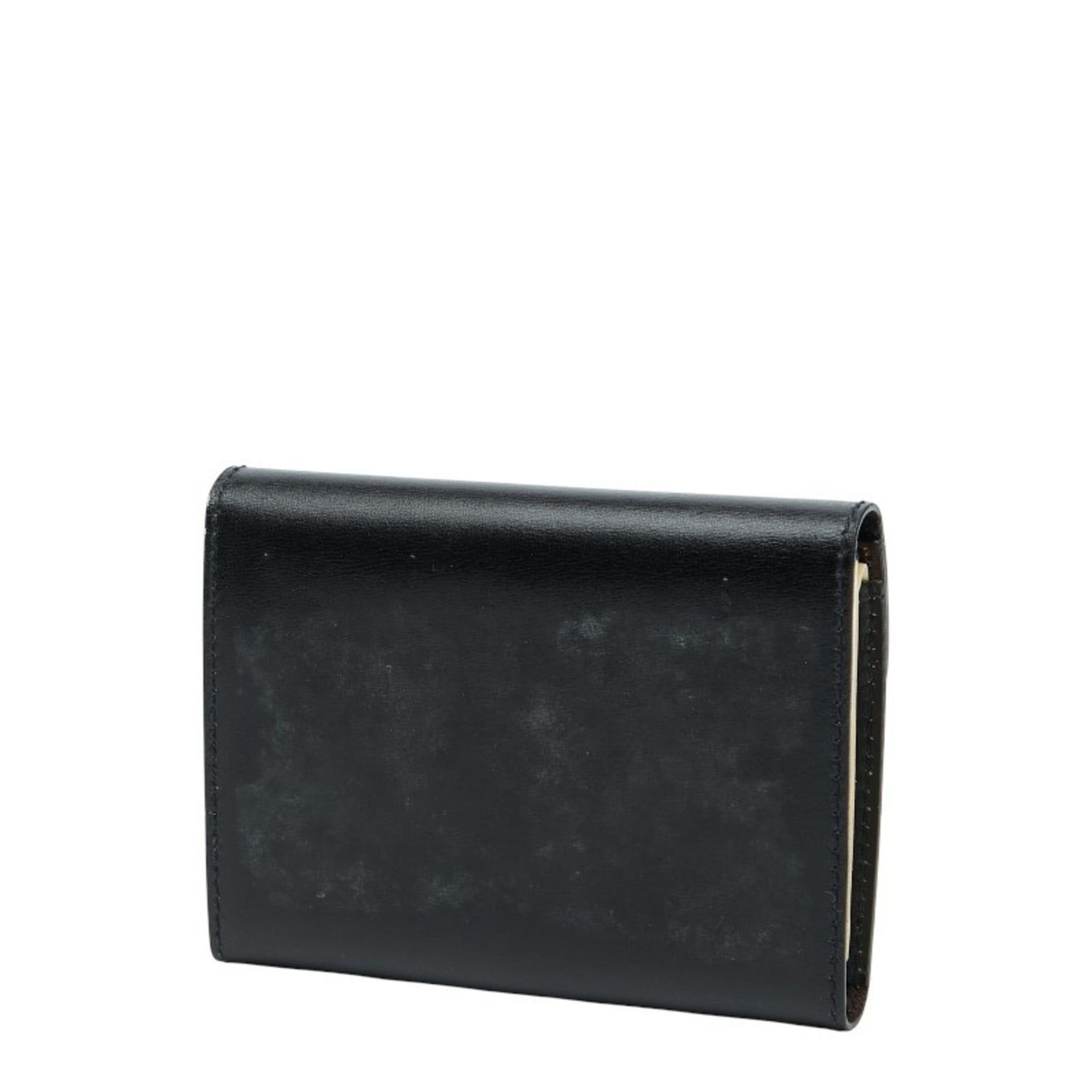 Gucci Gucci - Black Leather Notebook Cover 031 379 4328 Women's GUCCI Size ONE SIZE - 2 Thumbnail