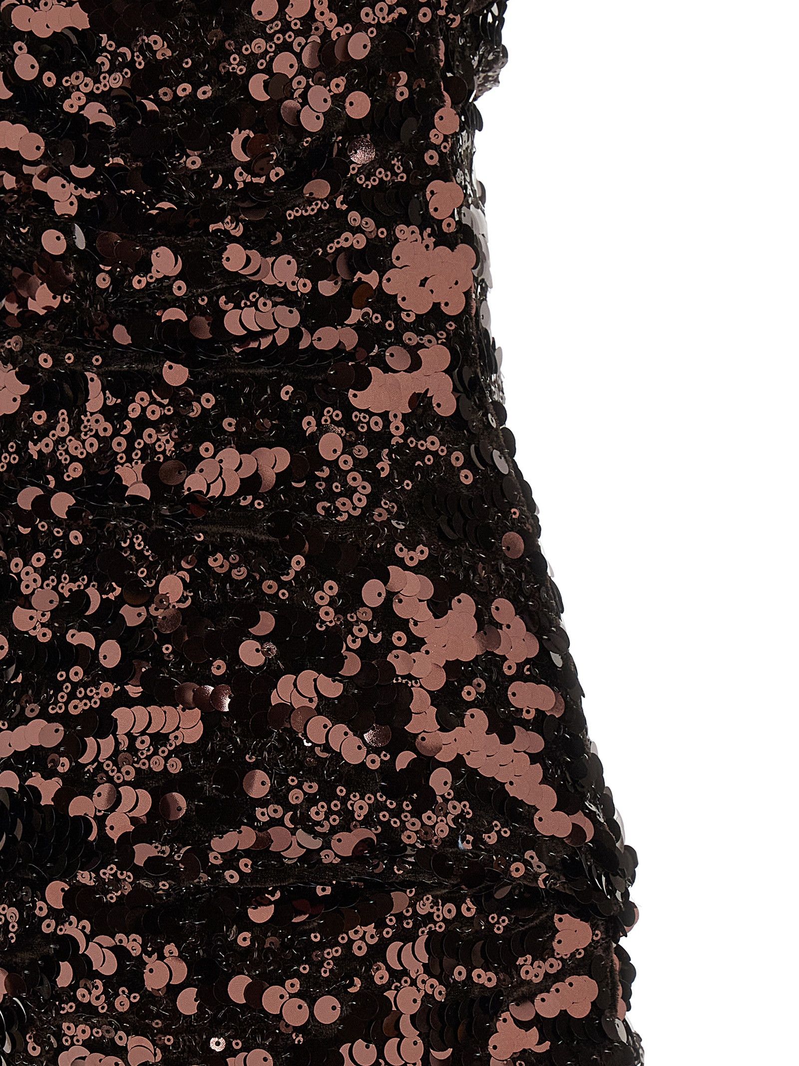 Ganni 'Brown Sequins Mini' Dress Size XS / US 0-2 / IT 36-38 - 4 Thumbnail