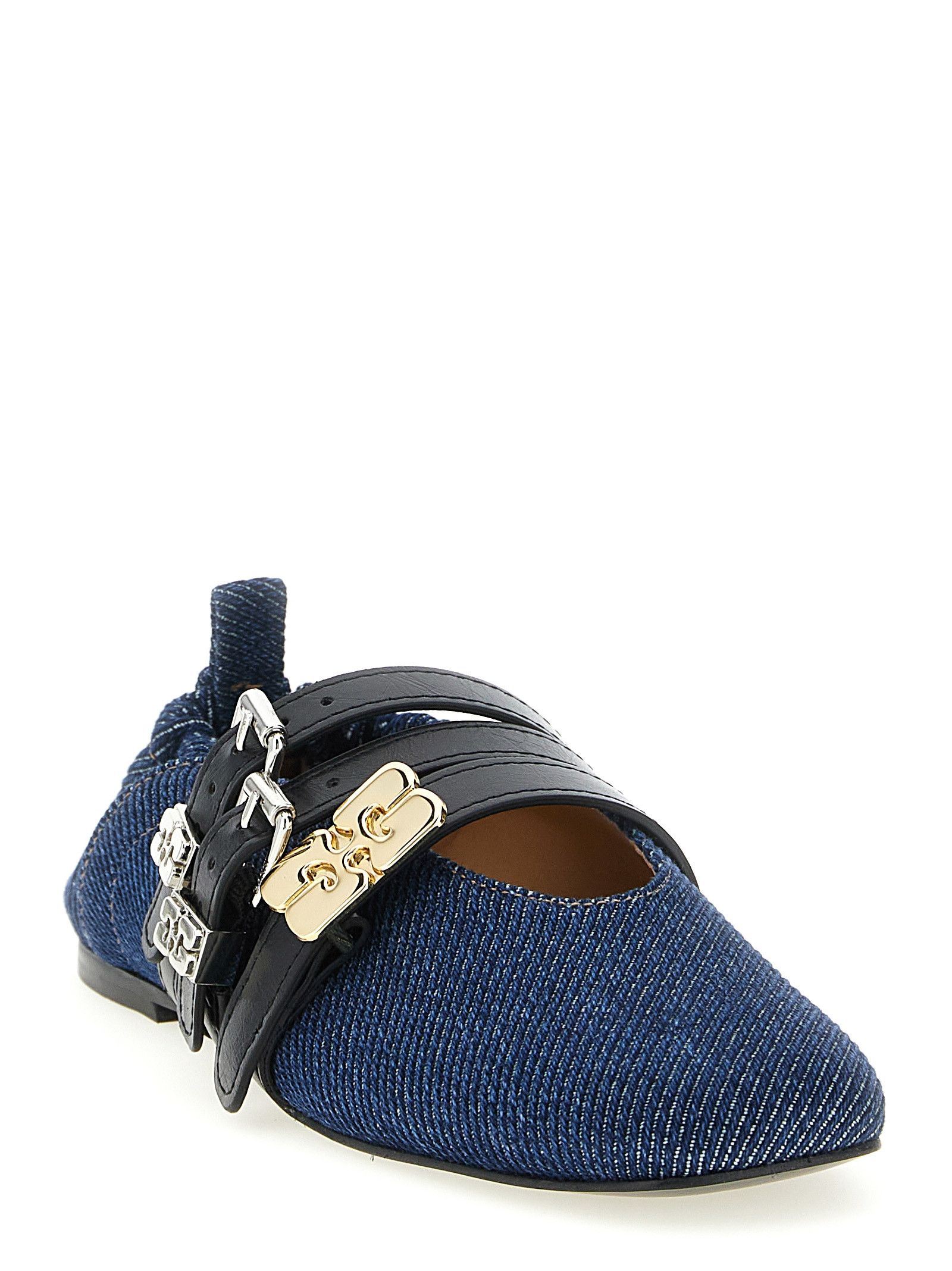 Ganni 'Sue Triple' Ballet Flats Size US 6 / IT 36 - 2 Thumbnail