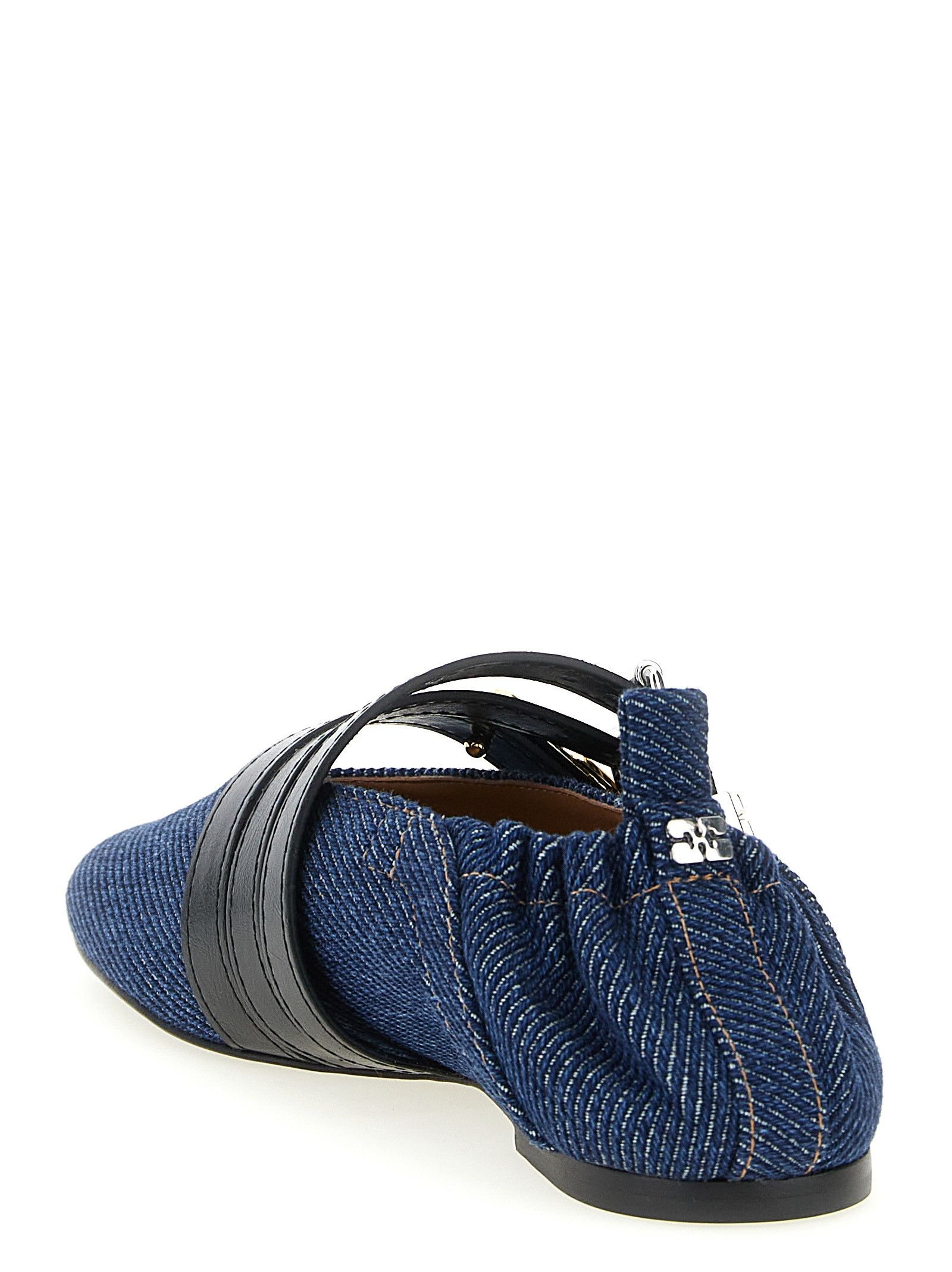 Ganni 'Sue Triple' Ballet Flats Size US 9 / IT 39 - 3 Thumbnail