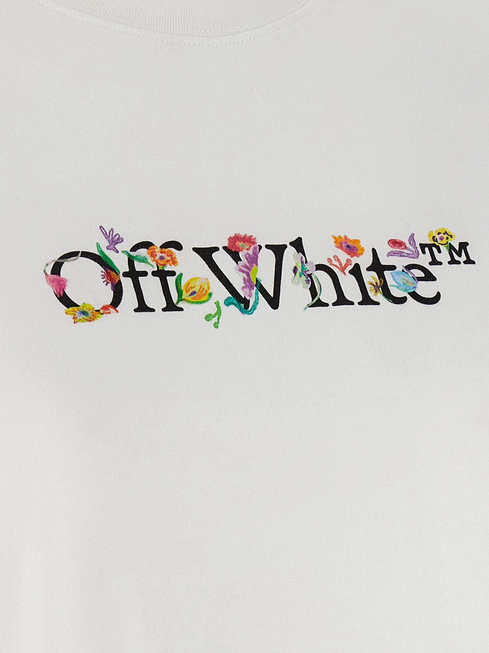 Off-White 'Bookish Glowing Flower' T-Shirt Size XS / US 0-2 / IT 36-38 - 4 Thumbnail