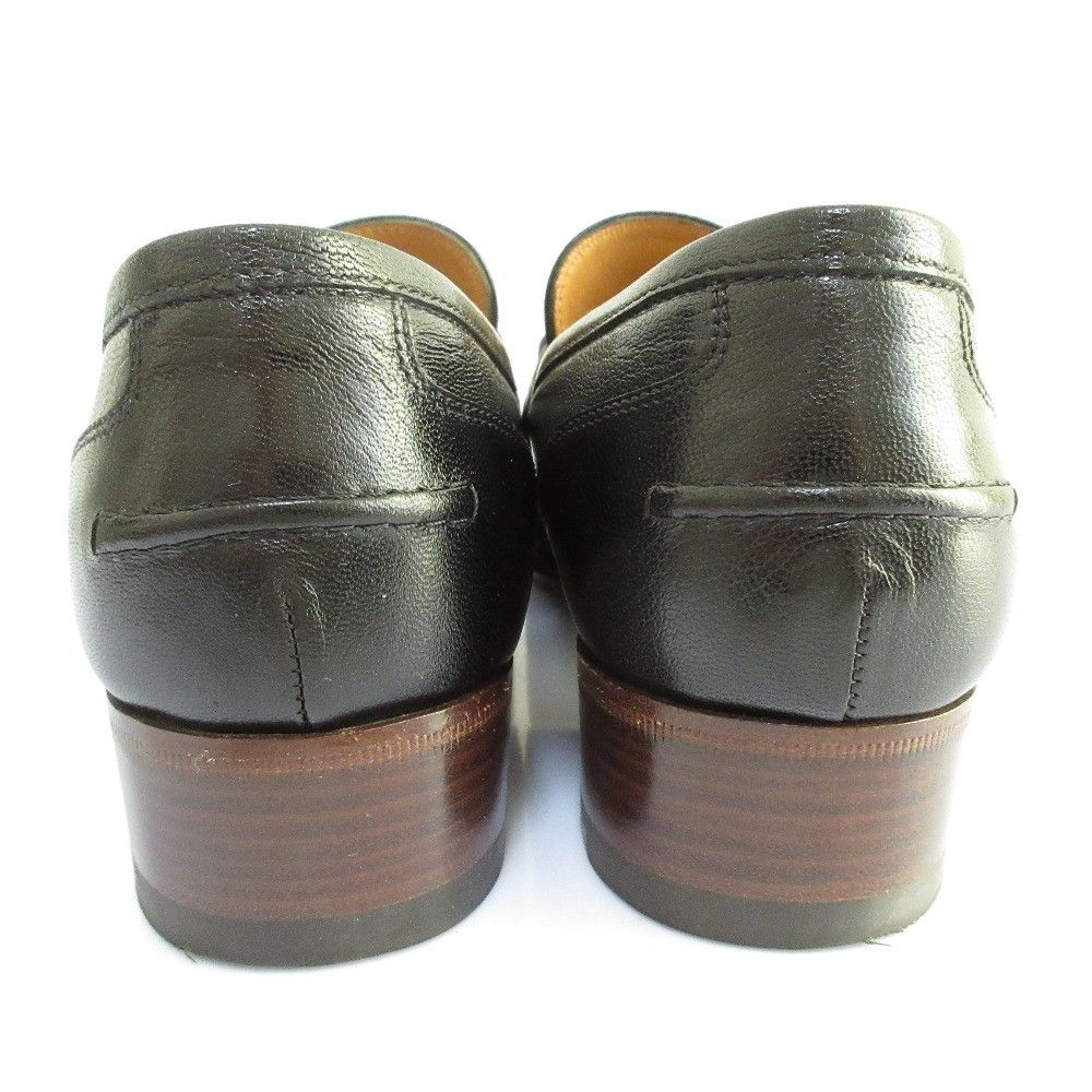 Gucci Gucci Gucci Webline Leather Loafer Pumps Leather Shoes 660819 DUTY FREE for USA Size ONE SIZE - 4 Thumbnail