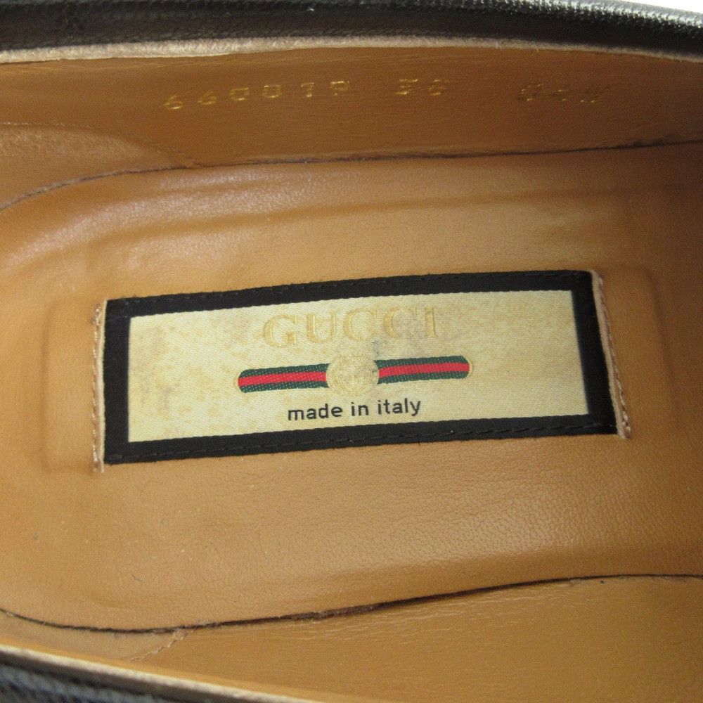 Gucci Gucci Gucci Webline Leather Loafer Pumps Leather Shoes 660819 DUTY FREE for USA Size ONE SIZE - 9 Thumbnail