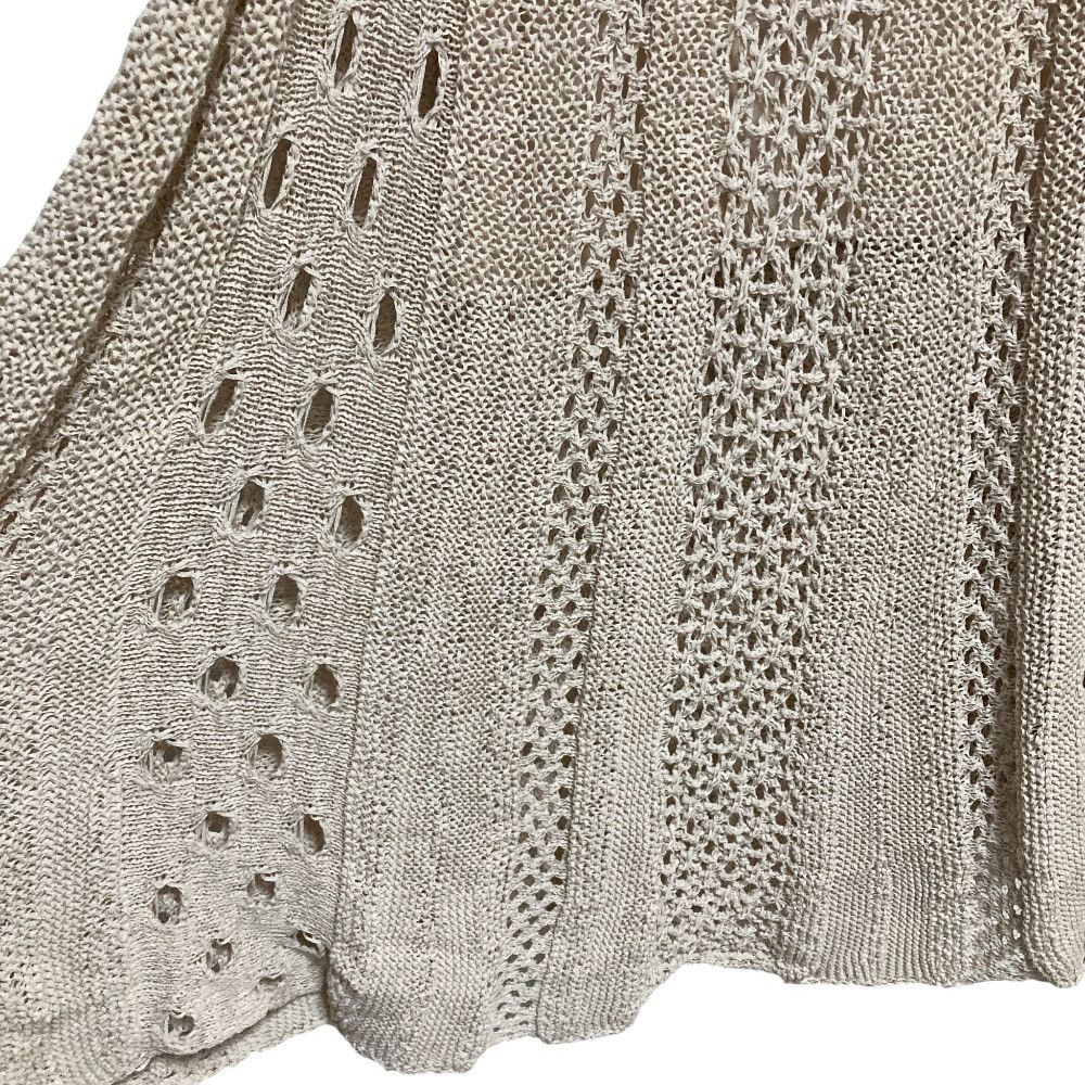 Theory Theory Theory luxe Linen Long Crochet Knit Skirt Natural Material Skirts DUTY FREE for USA Size ONE SIZE - 4 Thumbnail