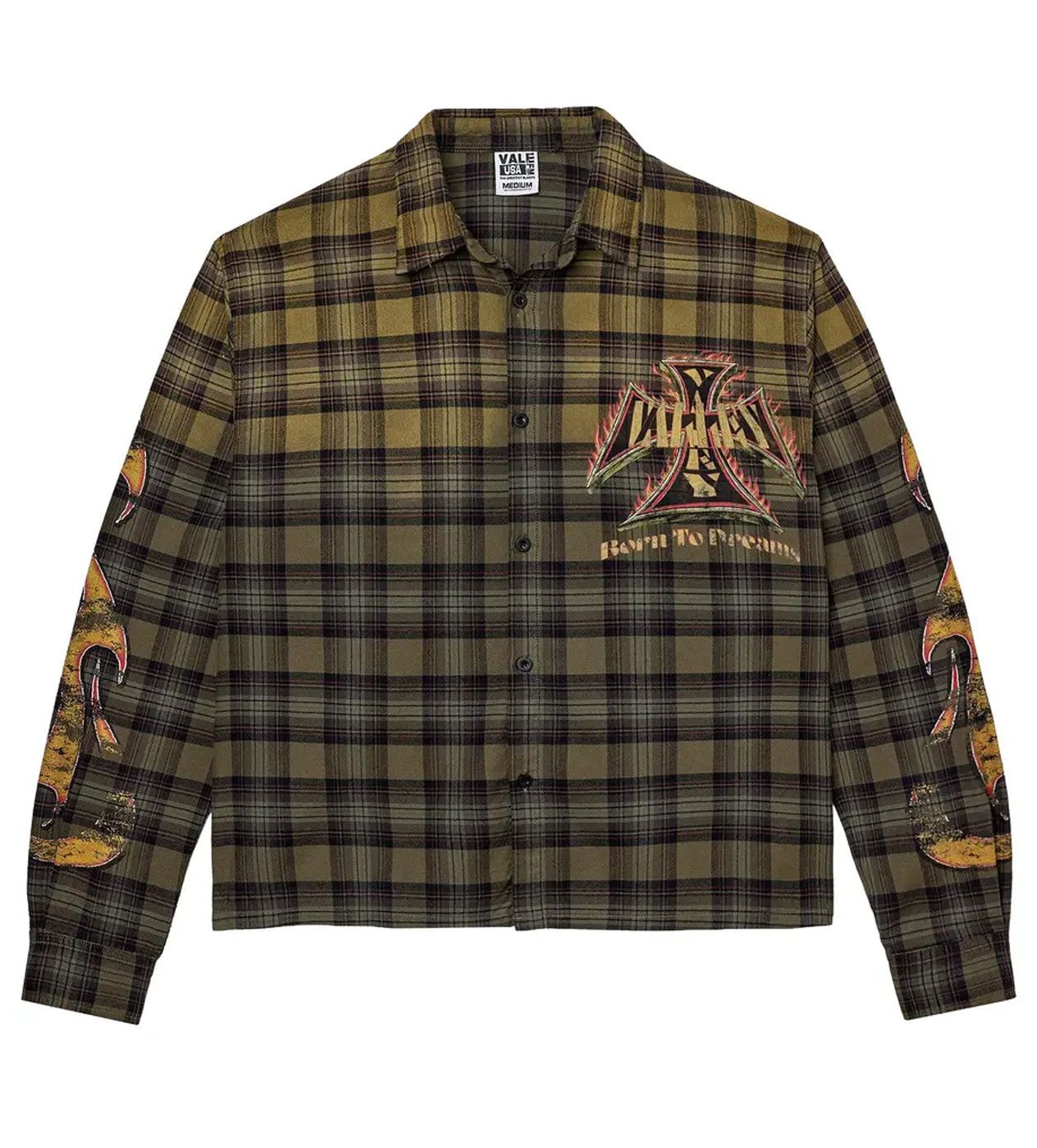 Vale Forever Reborn Flannel Green Size US S / EU 44-46 / 1 - 2 Thumbnail