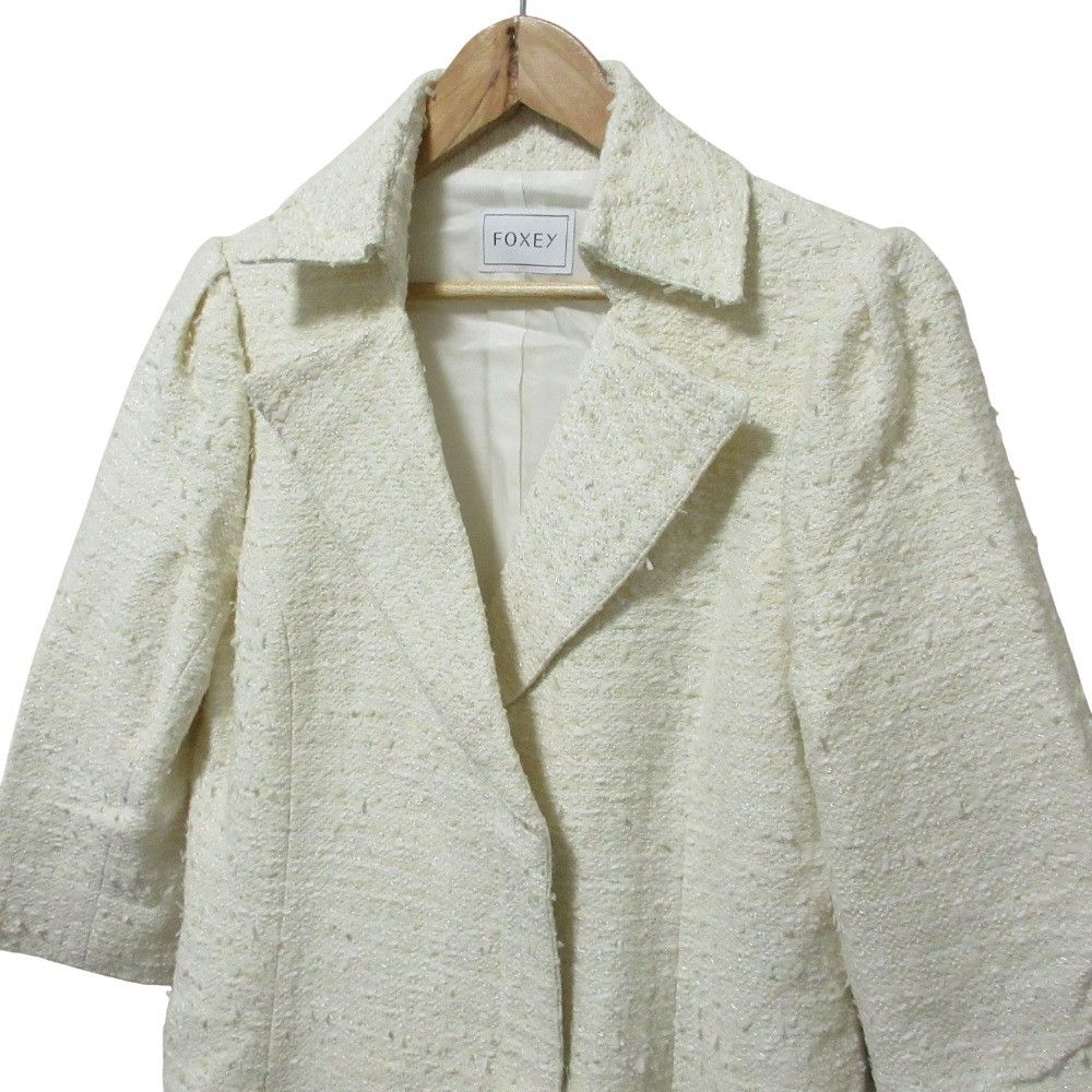 Other Other FOXEY Dress Miss Edinburgh Tweed Chester Coat Others Outerwear 40544 DUTY FREE for USA Size ONE SIZE - 4 Thumbnail