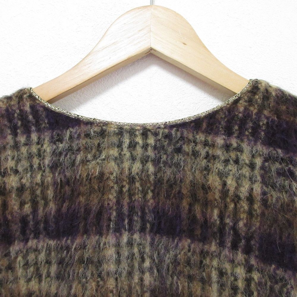 Other Other CLOTH＆CROSS BALLI Alpaca Blend Check Pullover Others Tops DUTY FREE for USA Size ONE SIZE - 3 Thumbnail