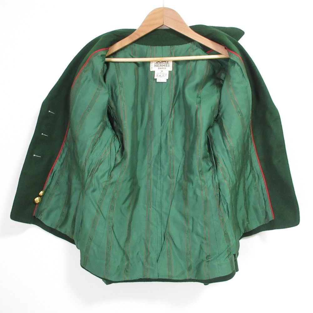 Hermes Hermes Hermès Wool Jacket 40 Cotton Outerwear DUTY FREE for USA Size ONE SIZE - 4 Thumbnail