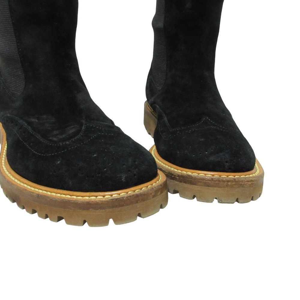 Other Other Henderson Suede Wingtip Long Chelsea Boots Suede Shoes DUTY FREE for USA Size ONE SIZE - 7 Thumbnail