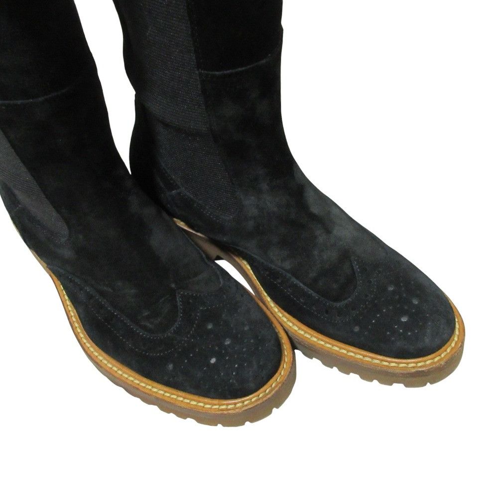 Other Other Henderson Suede Wingtip Long Chelsea Boots Suede Shoes DUTY FREE for USA Size ONE SIZE - 6 Thumbnail