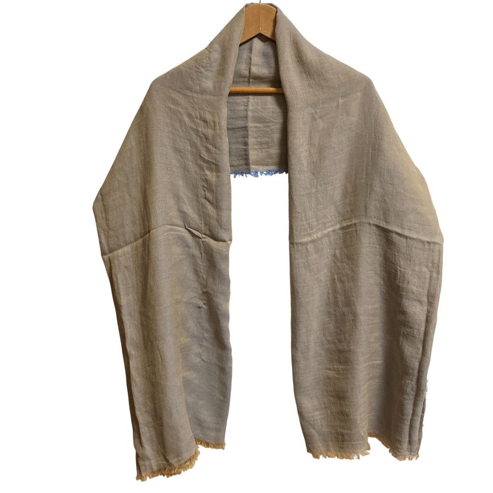 Other Other hatsutoki Fringe Large Stole Cotton Shawl DUTY FREE for USA Size ONE SIZE - 2 Thumbnail