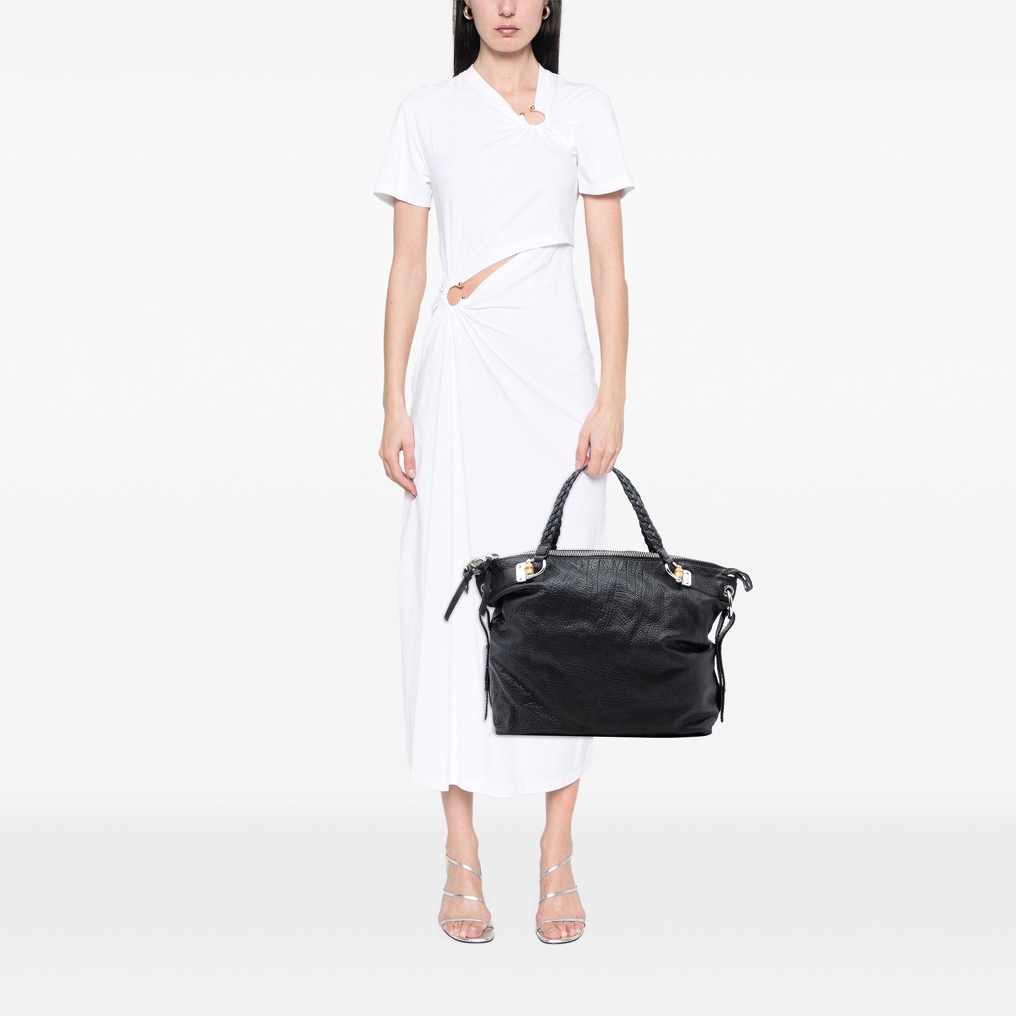 Gucci Gucci Large Leather Bamboo Bar Tote Size ONE SIZE - 7 Thumbnail