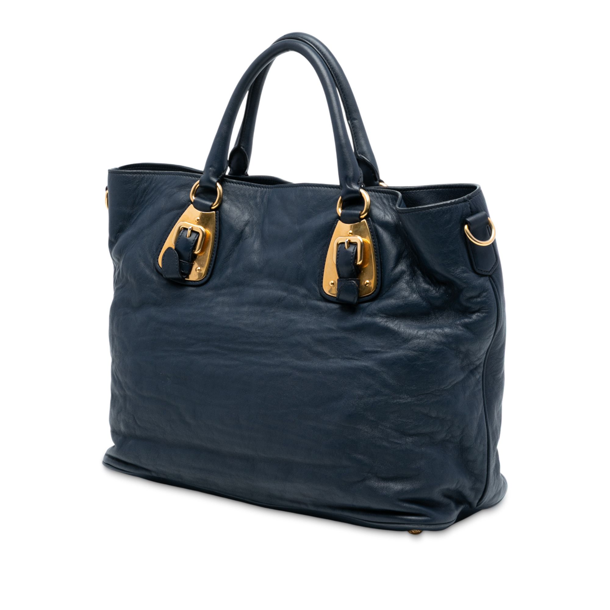 Prada Prada Soft Calfskin Open Convertible Shopping Tote Size ONE SIZE - 2 Thumbnail