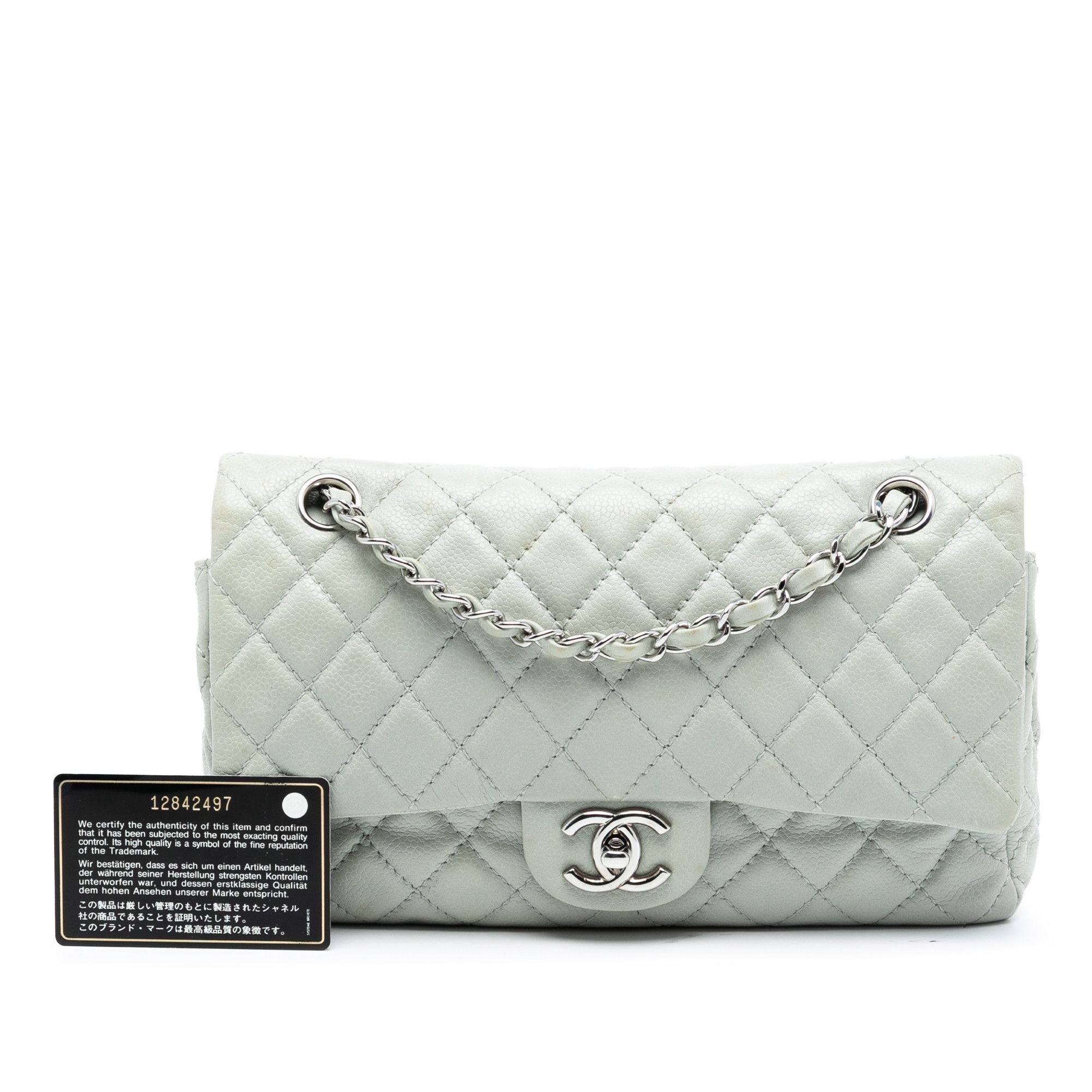 Chanel Chanel Medium Classic Caviar Double Flap Size ONE SIZE - 8 Thumbnail