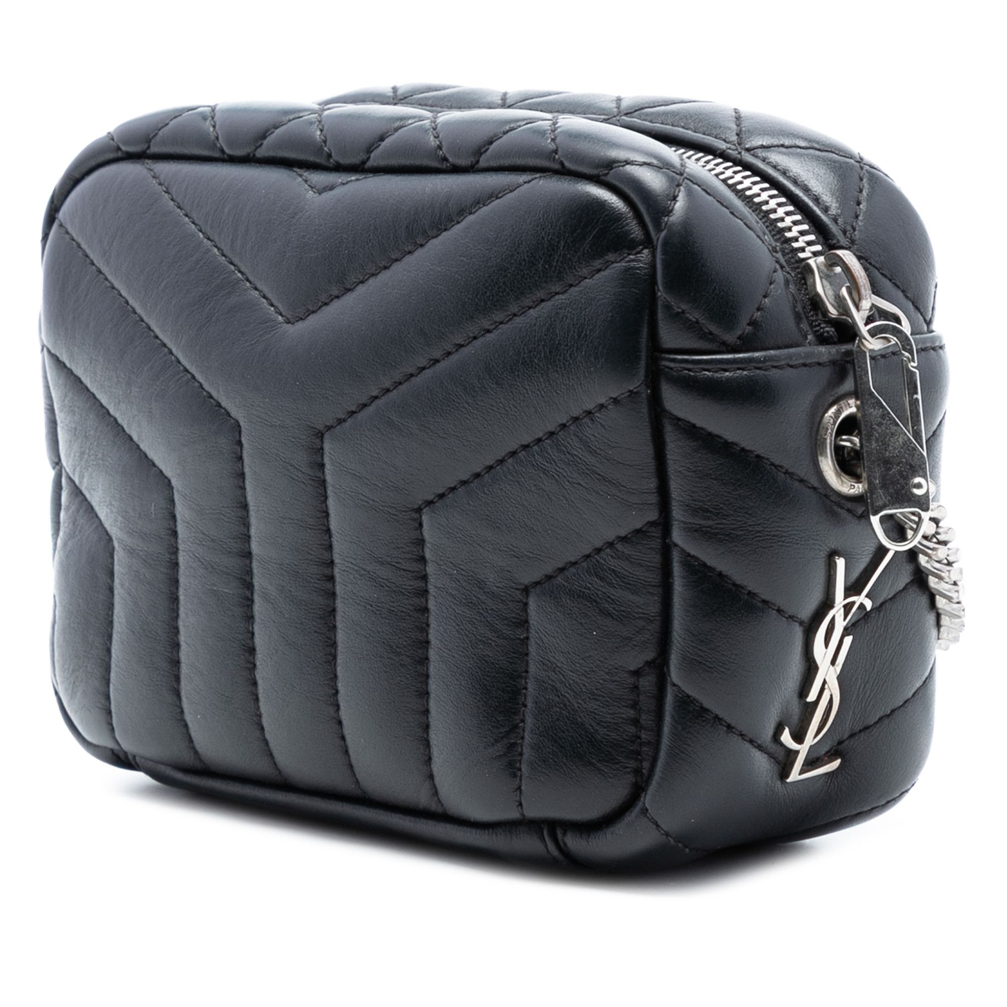 Yves Saint Laurent Yves Saint Laurent Small Matelasse Calfskin LouLou Bowling Bag Size ONE SIZE - 2 Thumbnail