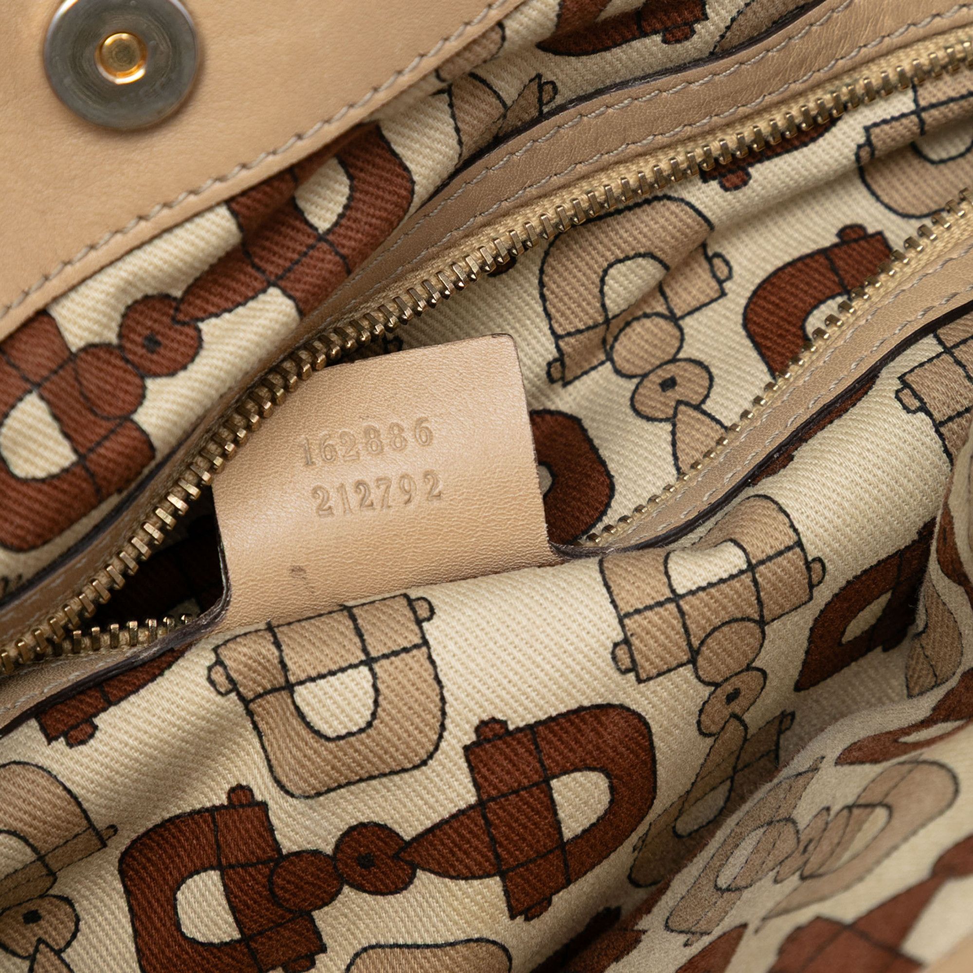 Gucci Gucci Medium Guccissima Web Britt Satchel Size ONE SIZE - 6 Thumbnail