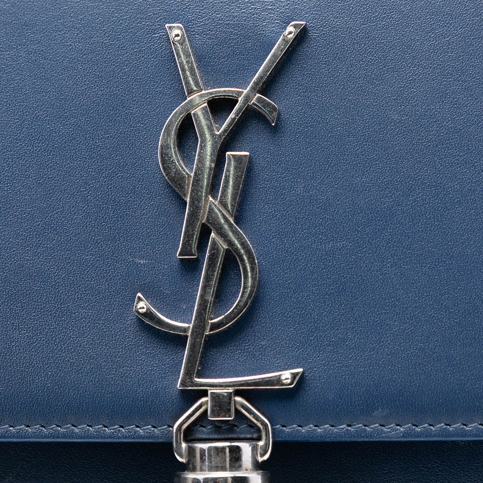 Yves Saint Laurent Yves Saint Laurent Smooth Calfskin Monogram Kate Tassel Wallet on Chain Size ONE SIZE - 5 Thumbnail