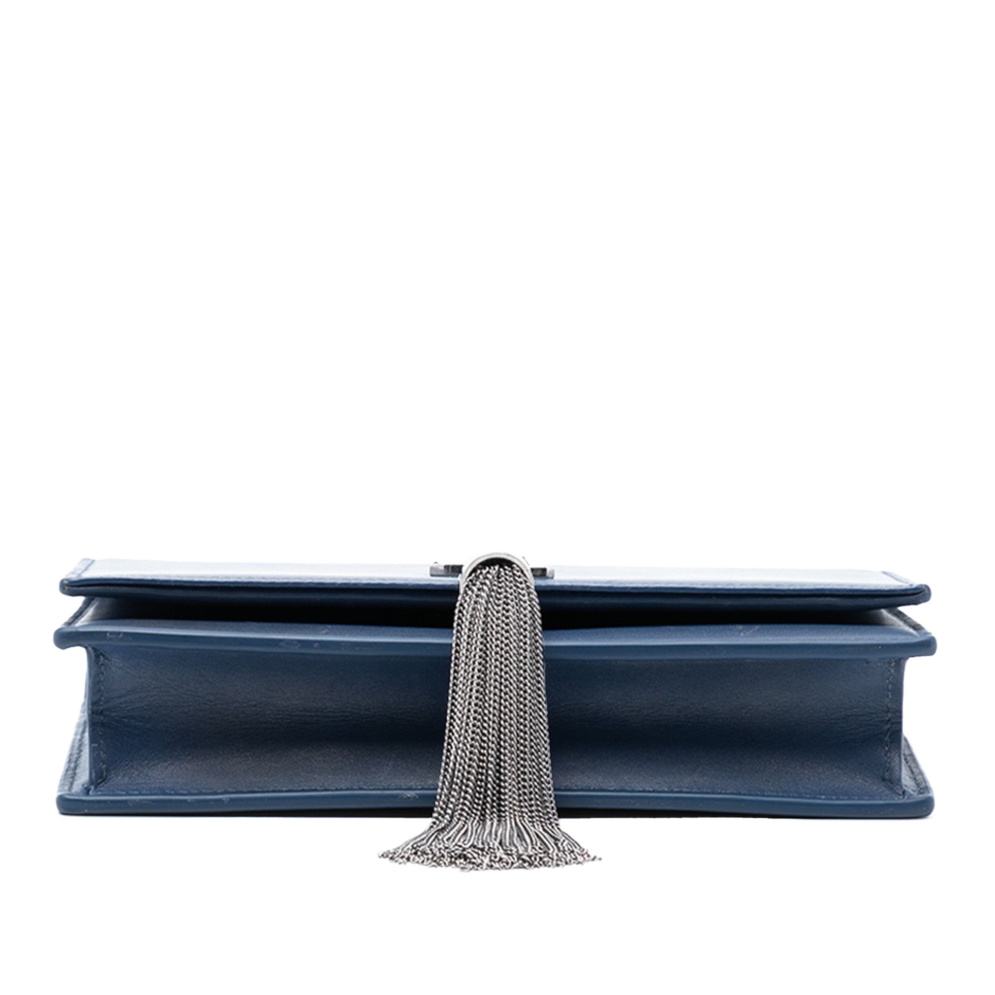 Yves Saint Laurent Yves Saint Laurent Smooth Calfskin Monogram Kate Tassel Wallet on Chain Size ONE SIZE - 3 Thumbnail