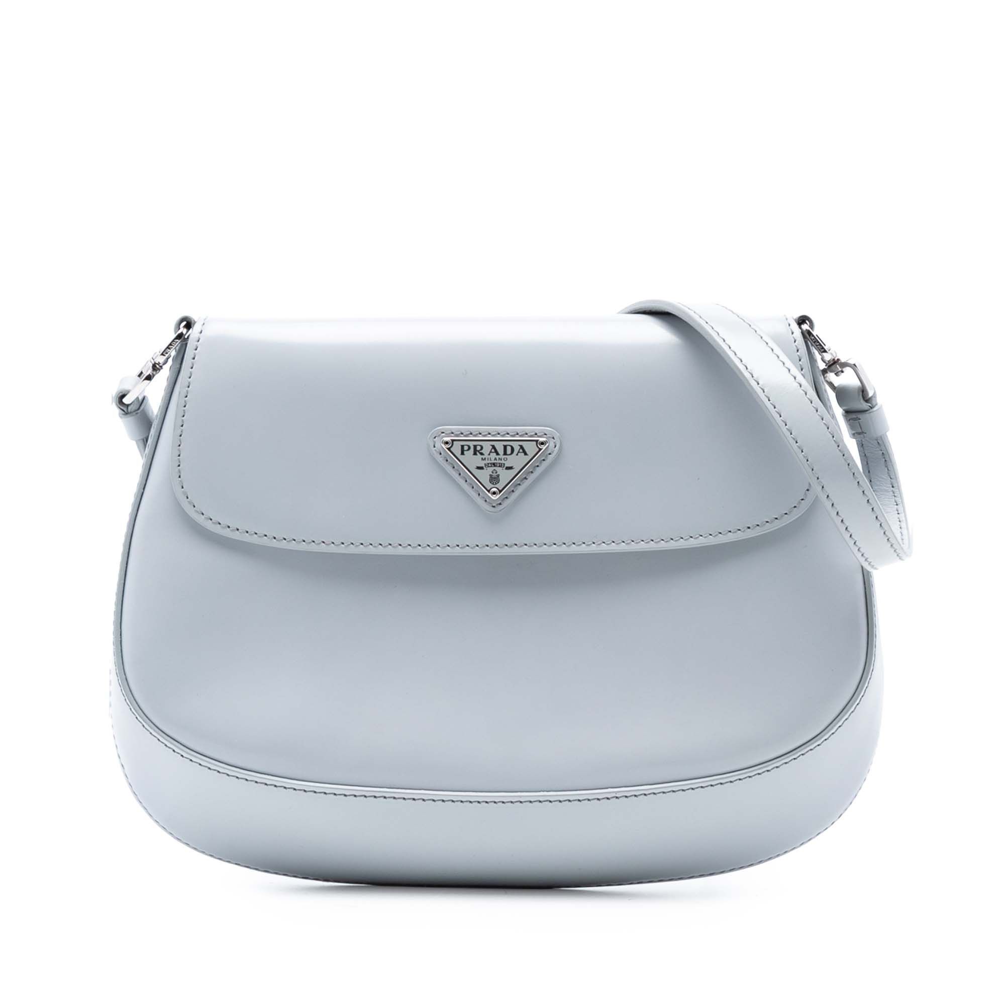 Prada Prada Mini Brushed Leather Cleo Flap Size ONE SIZE - 6 Thumbnail