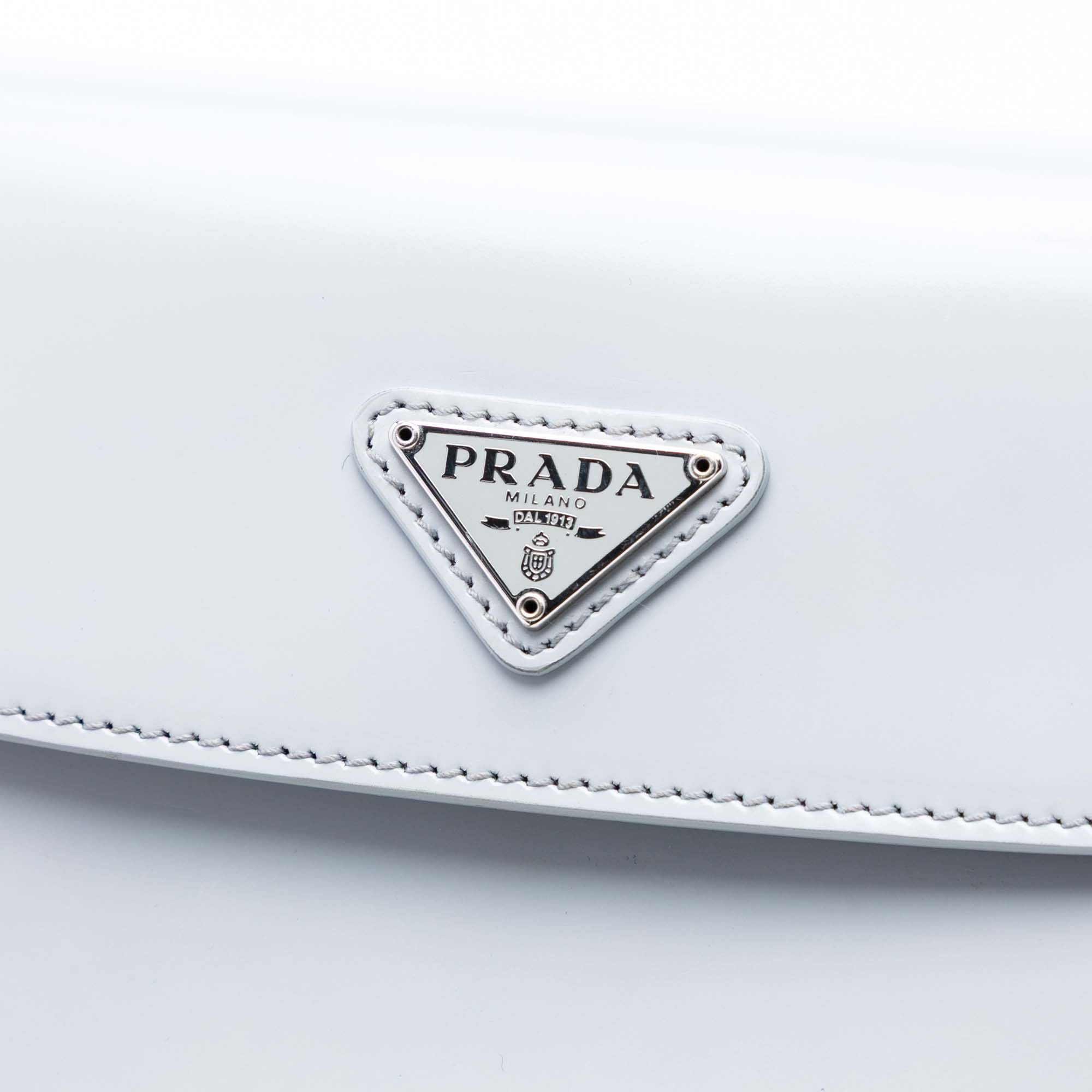 Prada Prada Mini Brushed Leather Cleo Flap Size ONE SIZE - 2 Thumbnail