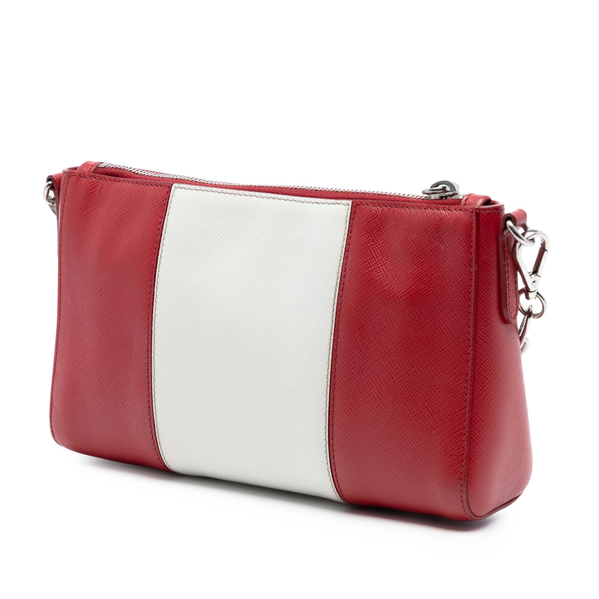 Prada Prada Bicolor Saffiano Lux Crossbody Size ONE SIZE - 2 Thumbnail