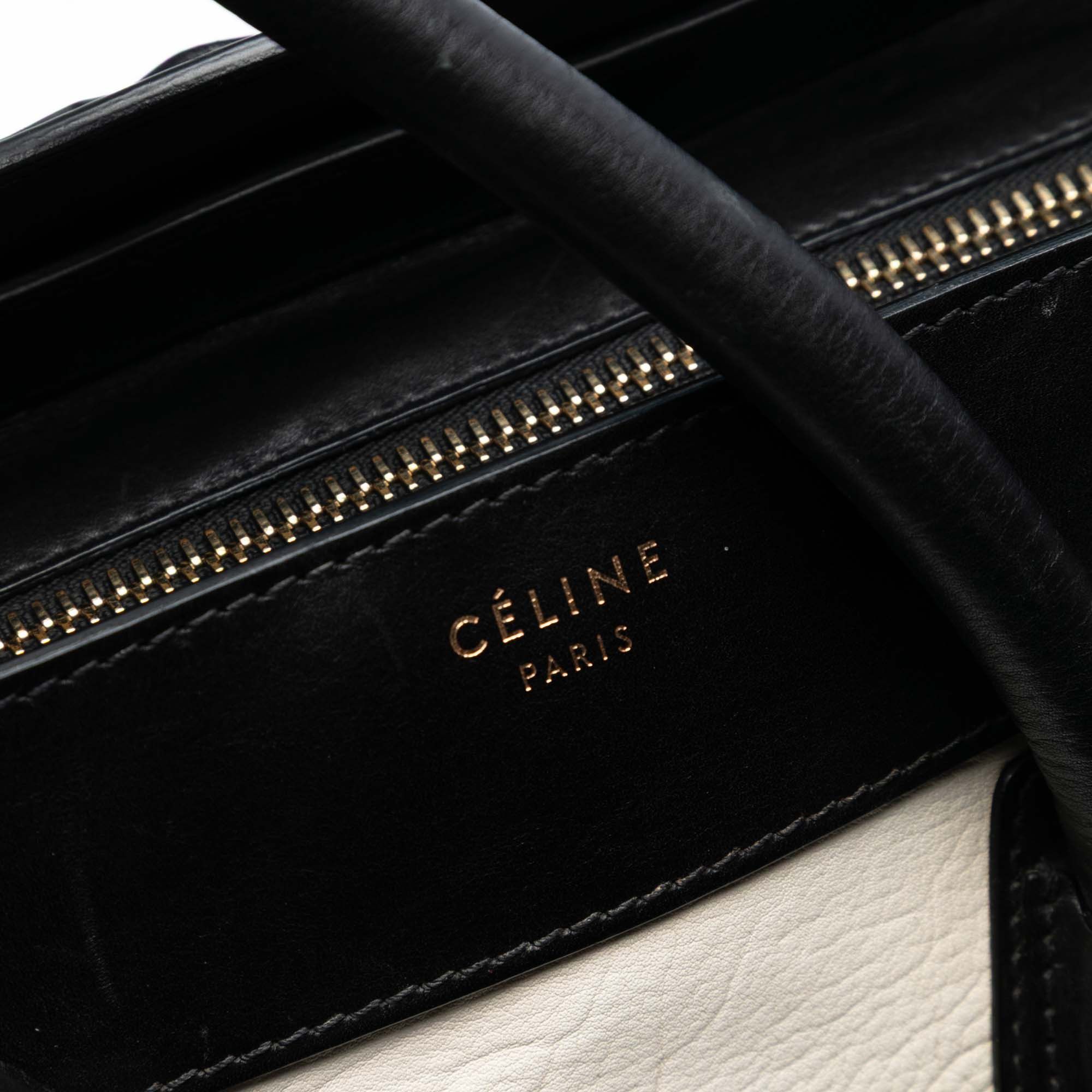 Celine Celine Mini Bicolor Calfskin Luggage Tote Size ONE SIZE - 6 Thumbnail