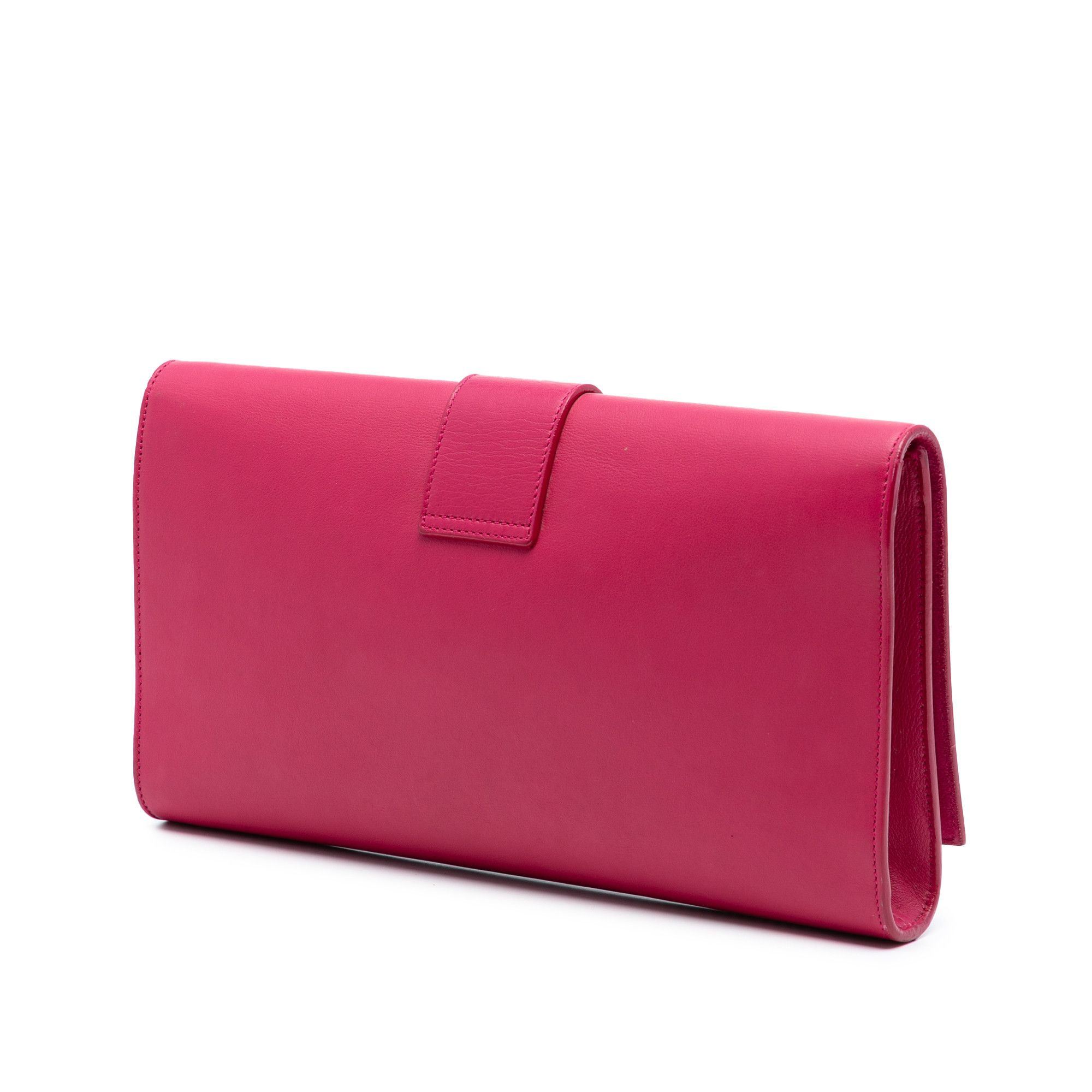 Yves Saint Laurent Yves Saint Laurent Leather Chyc Ligne Clutch Size ONE SIZE - 2 Thumbnail