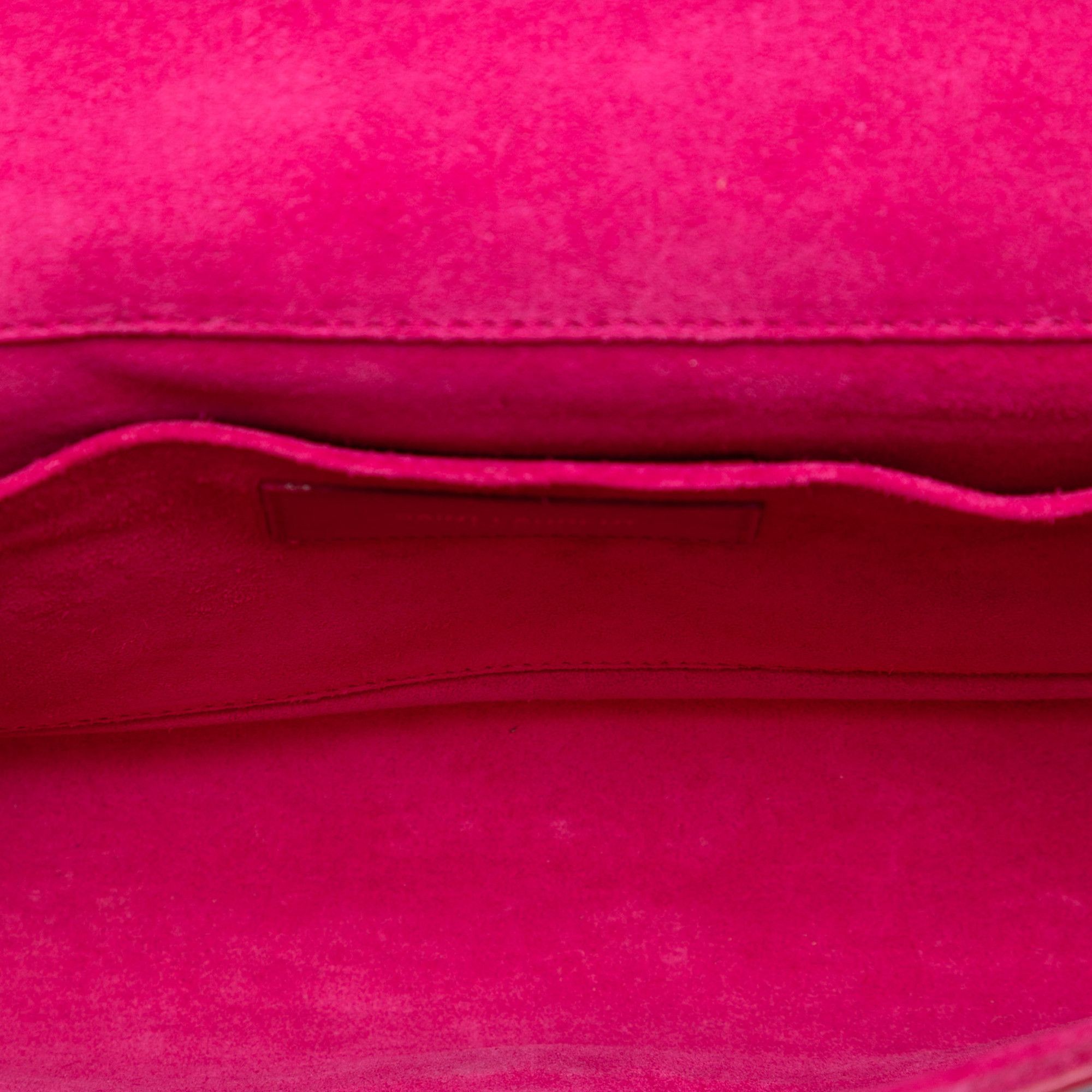 Yves Saint Laurent Yves Saint Laurent Leather Chyc Ligne Clutch Size ONE SIZE - 4 Thumbnail
