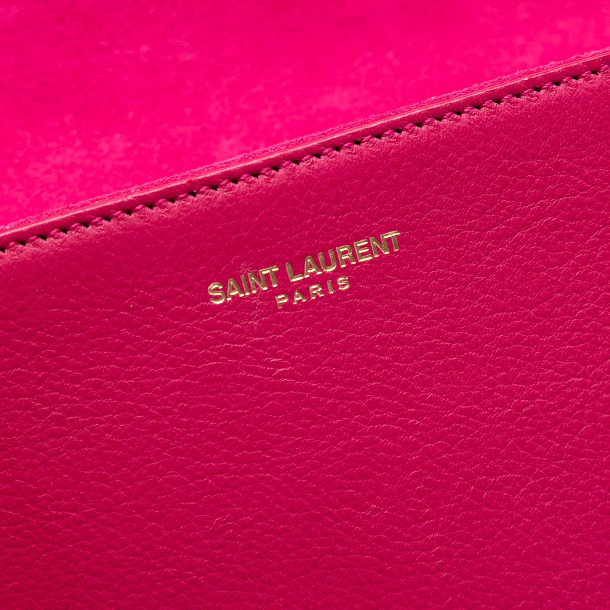 Yves Saint Laurent Yves Saint Laurent Leather Chyc Ligne Clutch Size ONE SIZE - 5 Thumbnail