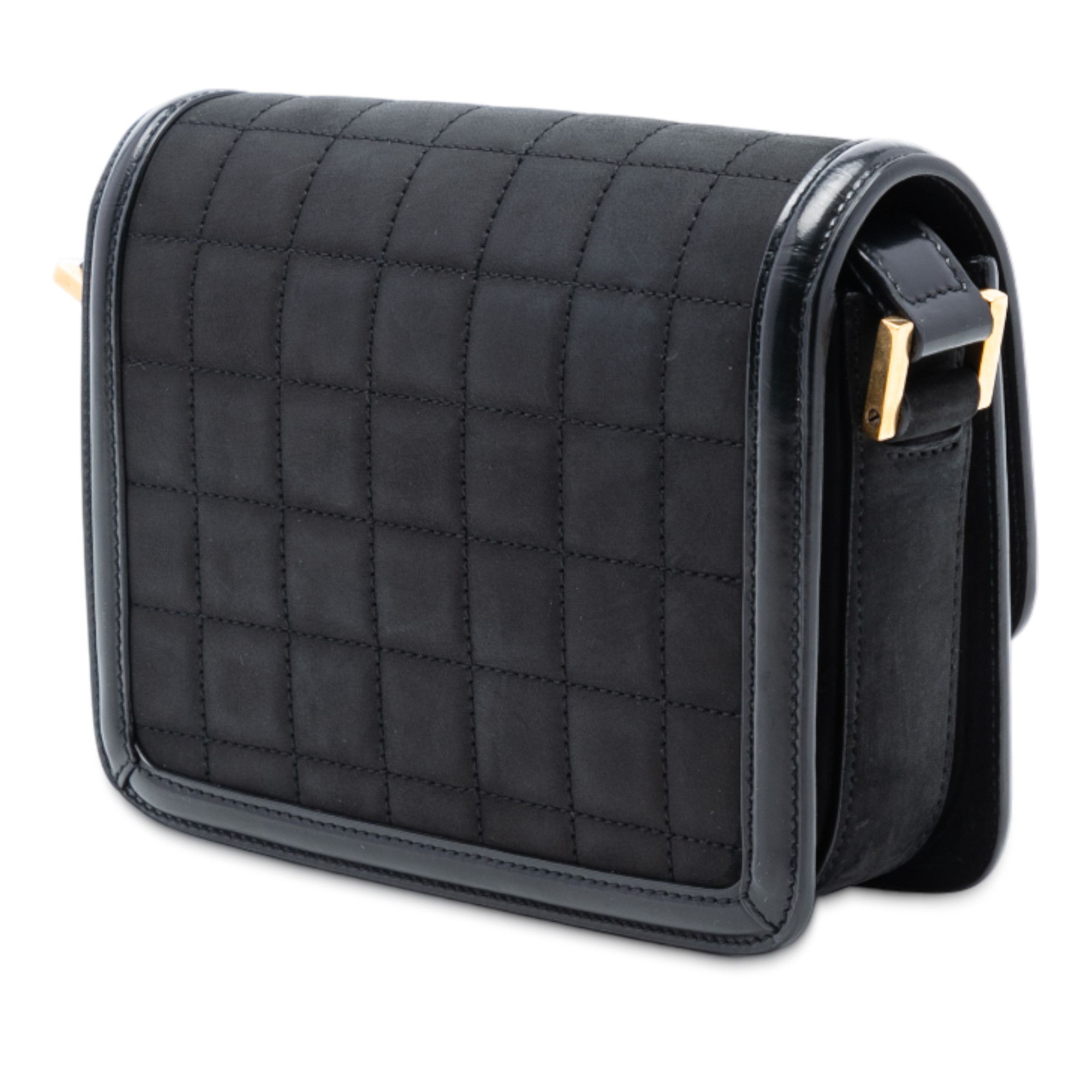 Yves Saint Laurent Yves Saint Laurent Small Quilted Suede Solferino Satchel In Box Size ONE SIZE - 2 Thumbnail