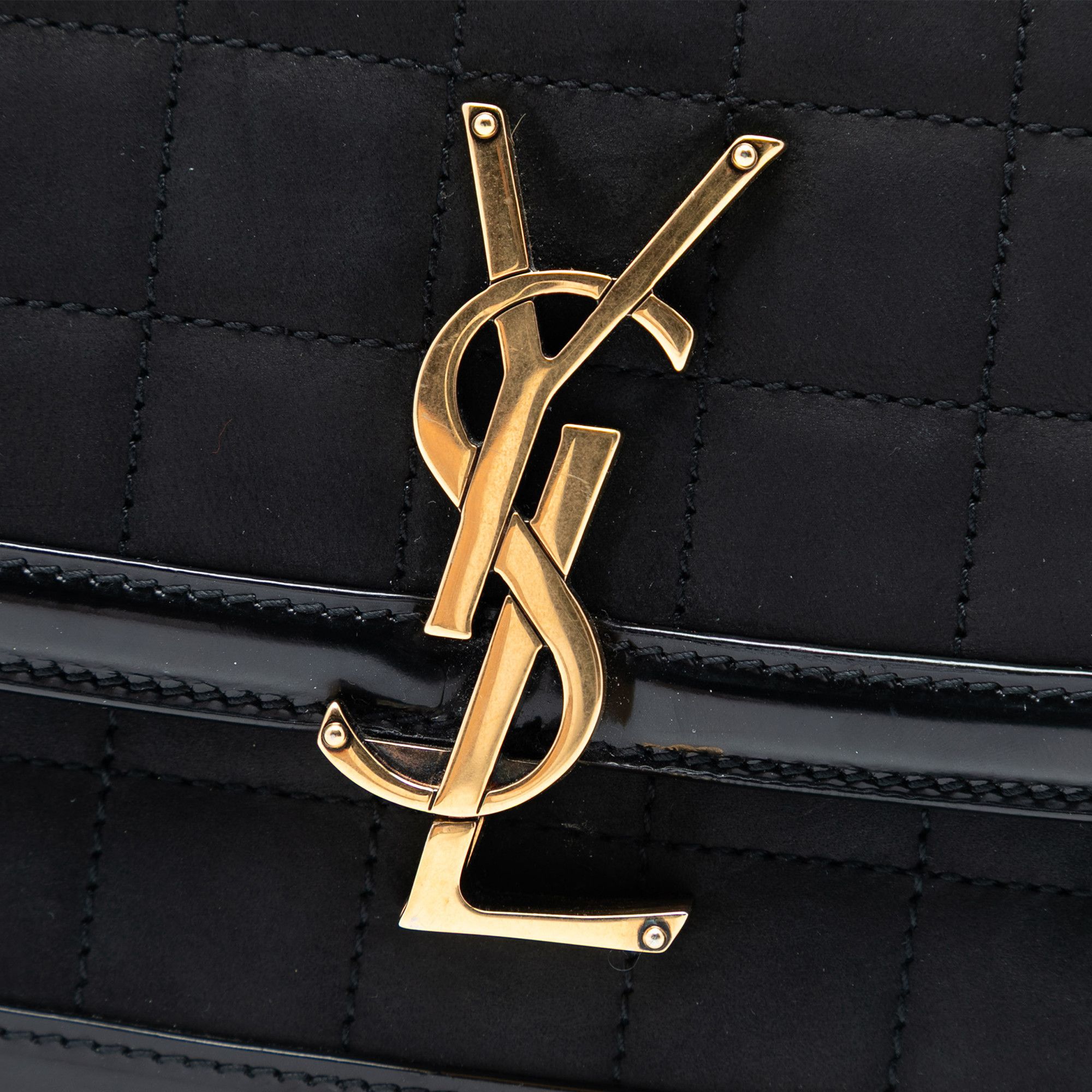 Yves Saint Laurent Yves Saint Laurent Small Quilted Suede Solferino Satchel In Box Size ONE SIZE - 6 Thumbnail