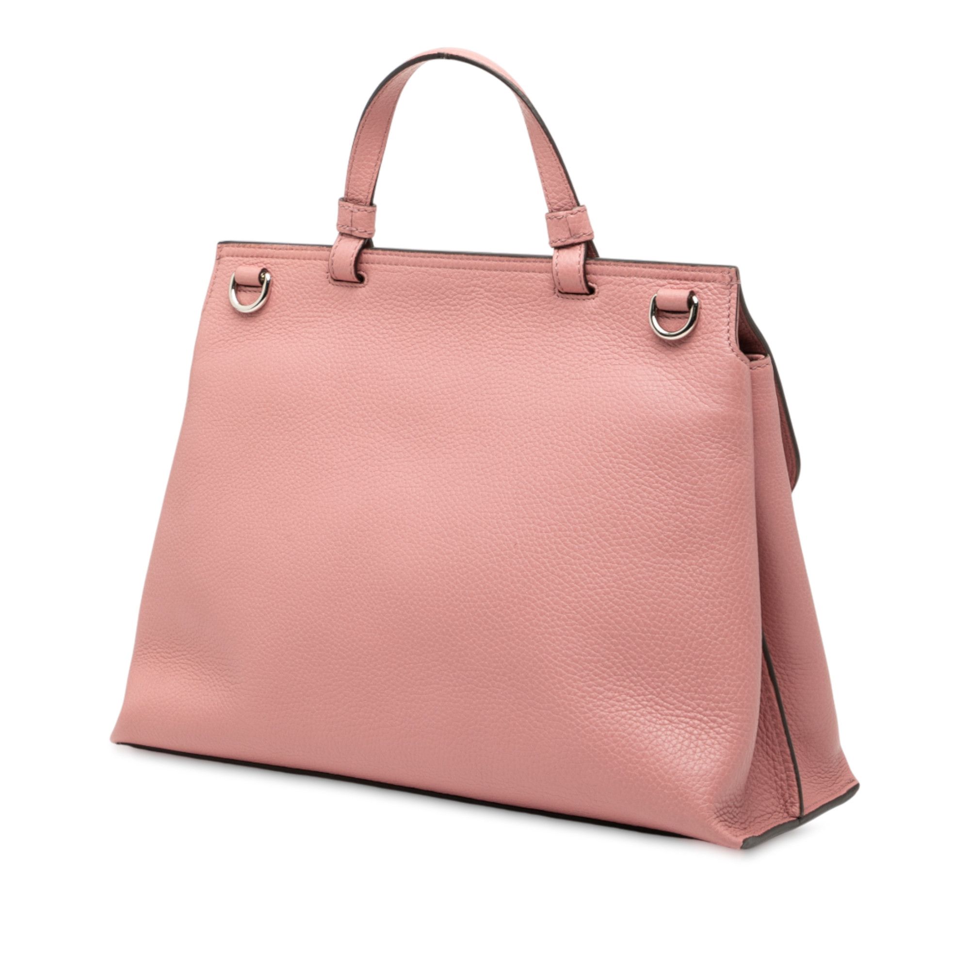 Gucci Gucci Medium Leather Bamboo Daily Satchel Size ONE SIZE - 2 Thumbnail