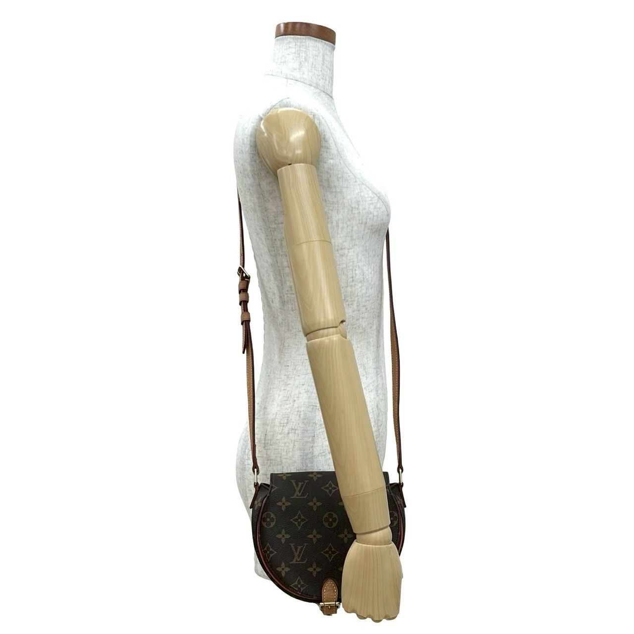 Louis Vuitton Louis Vuitton Louis Vuitton Tambourin Monogram Leather Mini Shoulder Bag Canvas Shoulder Bag DUTY FREE for USA Size ONE SIZE - 3 Thumbnail