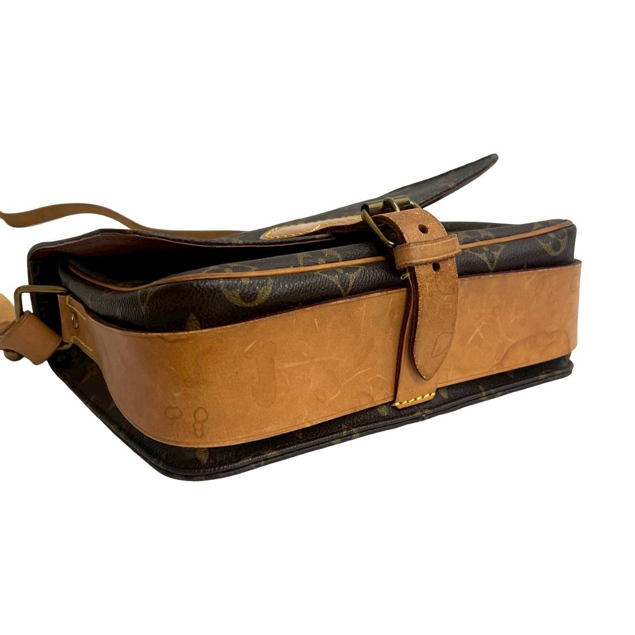 Louis Vuitton Louis Vuitton Louis Vuitton Cartouchiere Monogram Leather Shoulder Bag Canvas Shoulder Bag DUTY FREE for USA Size ONE SIZE - 8 Thumbnail