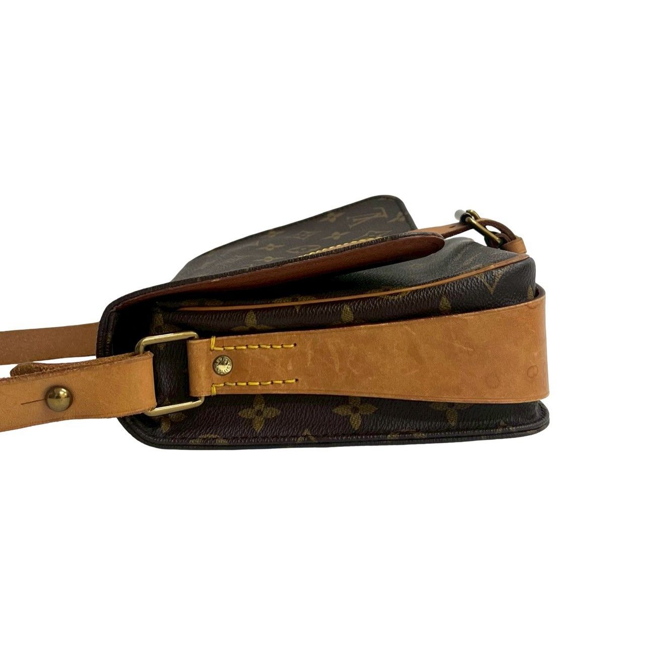 Louis Vuitton Louis Vuitton Louis Vuitton Cartouchiere Monogram Leather Shoulder Bag Canvas Shoulder Bag DUTY FREE for USA Size ONE SIZE - 7 Thumbnail