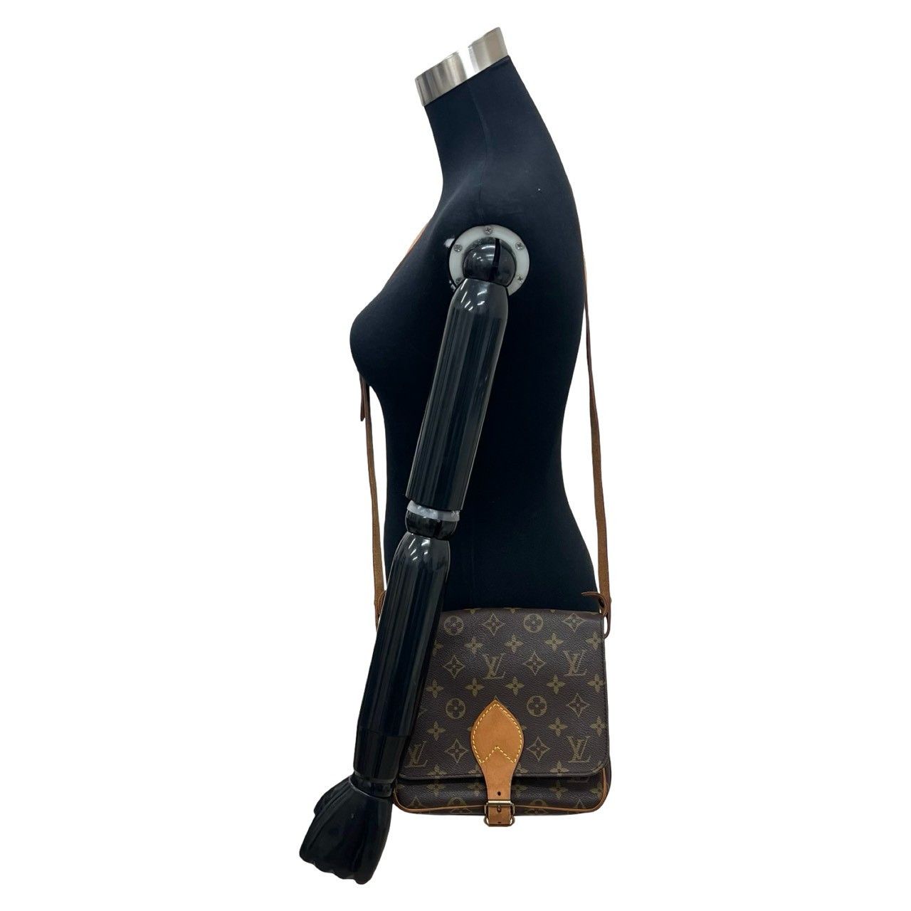 Louis Vuitton Louis Vuitton Louis Vuitton Cartouchiere Monogram Leather Shoulder Bag Canvas Shoulder Bag DUTY FREE for USA Size ONE SIZE - 3 Thumbnail