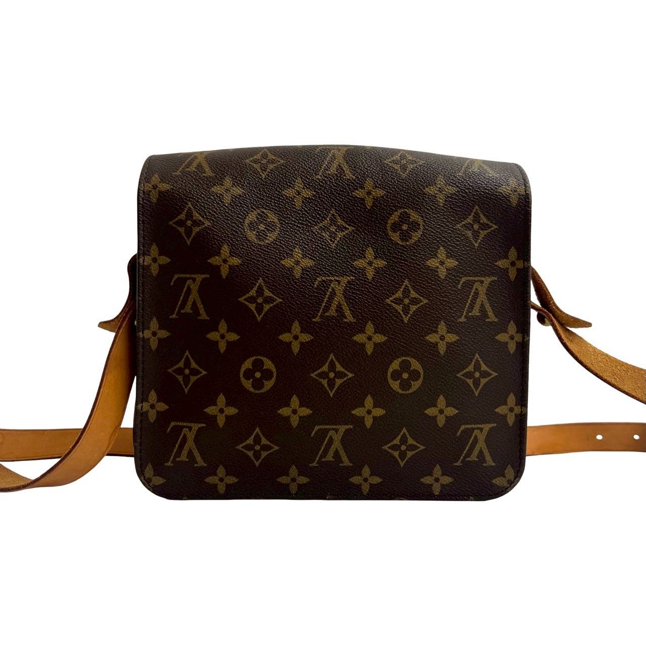 Louis Vuitton Louis Vuitton Louis Vuitton Cartouchiere Monogram Leather Shoulder Bag Canvas Shoulder Bag DUTY FREE for USA Size ONE SIZE - 4 Thumbnail