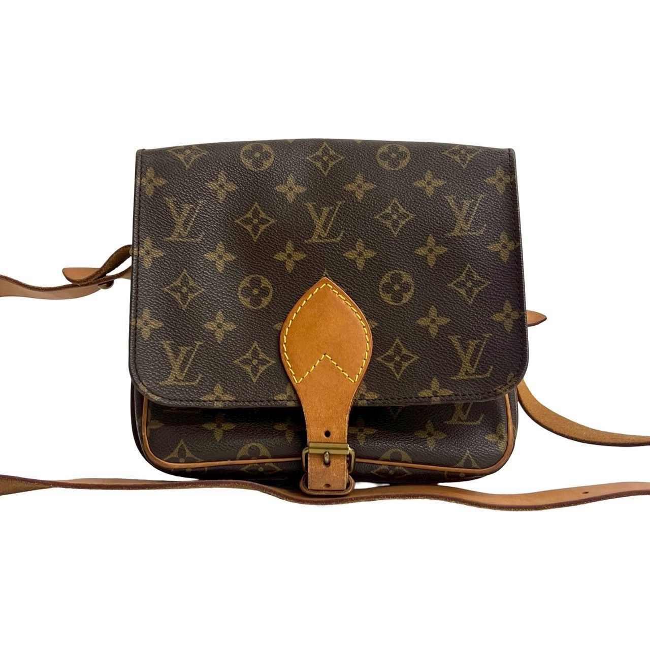 Louis Vuitton Louis Vuitton Louis Vuitton Cartouchiere Monogram Leather Shoulder Bag Canvas Shoulder Bag DUTY FREE for USA Size ONE SIZE - 2 Thumbnail