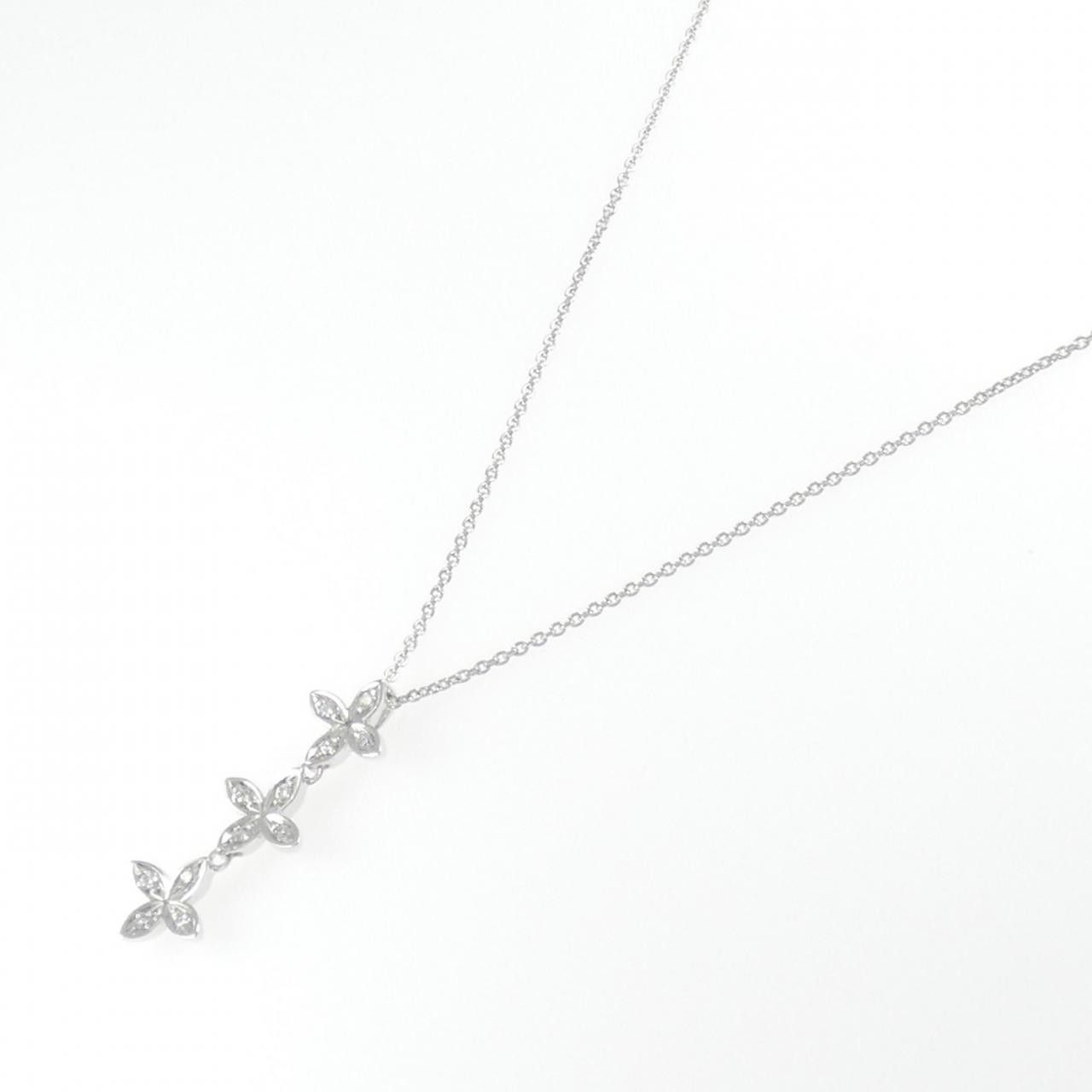 Mikimoto Mikimoto Mikimoto Au750 Diamond Necklace Metal Necklace DUTY FREE for USA Size ONE SIZE - 2 Thumbnail