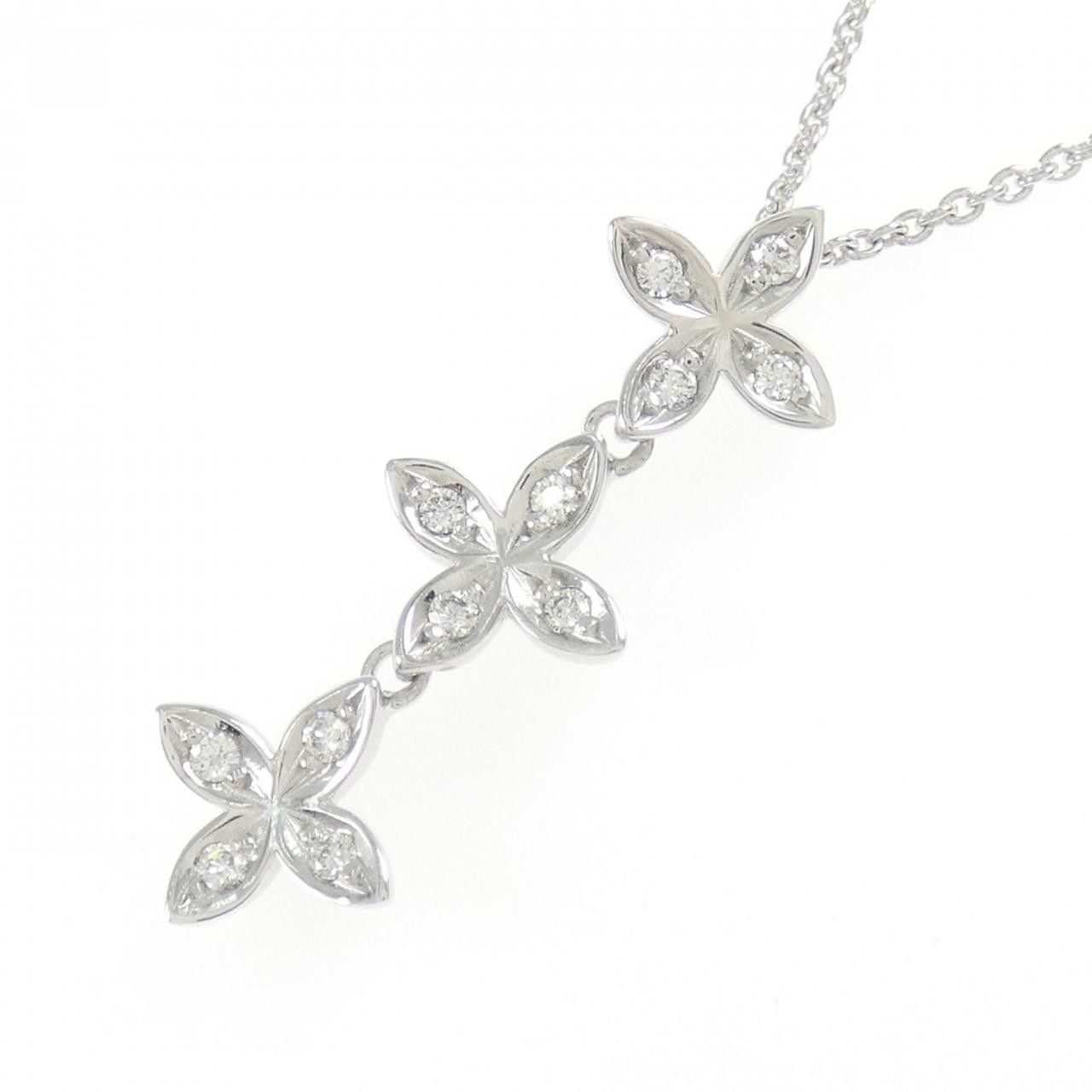 Mikimoto Mikimoto Mikimoto Au750 Diamond Necklace Metal Necklace DUTY FREE for USA Size ONE SIZE - 3 Thumbnail
