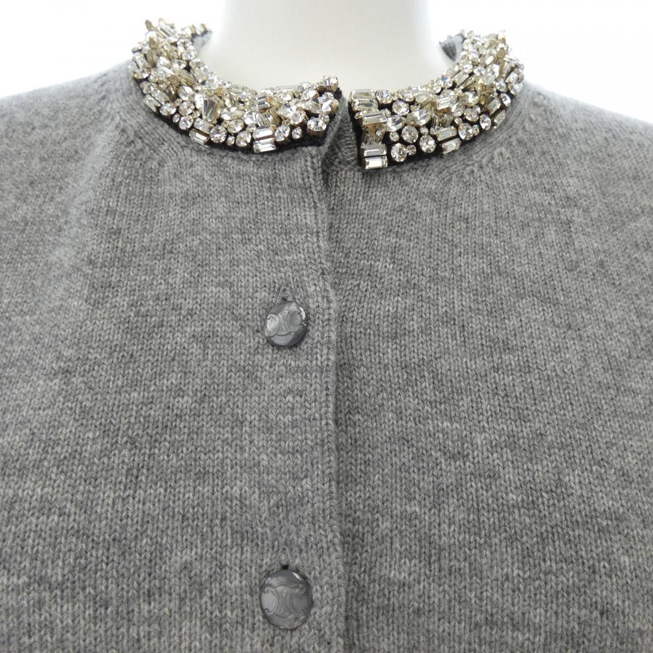 Celine Celine Celine 2AD8A974V Cashmere Cardigan Others Tops 2AD8A974V DUTY FREE for USA Size ONE SIZE - 5 Thumbnail