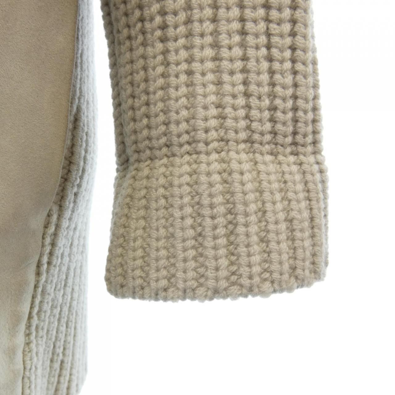 Hermes Hermes Hermès Long Cardigan Cashmere Lambskin Long Cardigan ME Leather Tops DUTY FREE for USA Size ONE SIZE - 6 Thumbnail