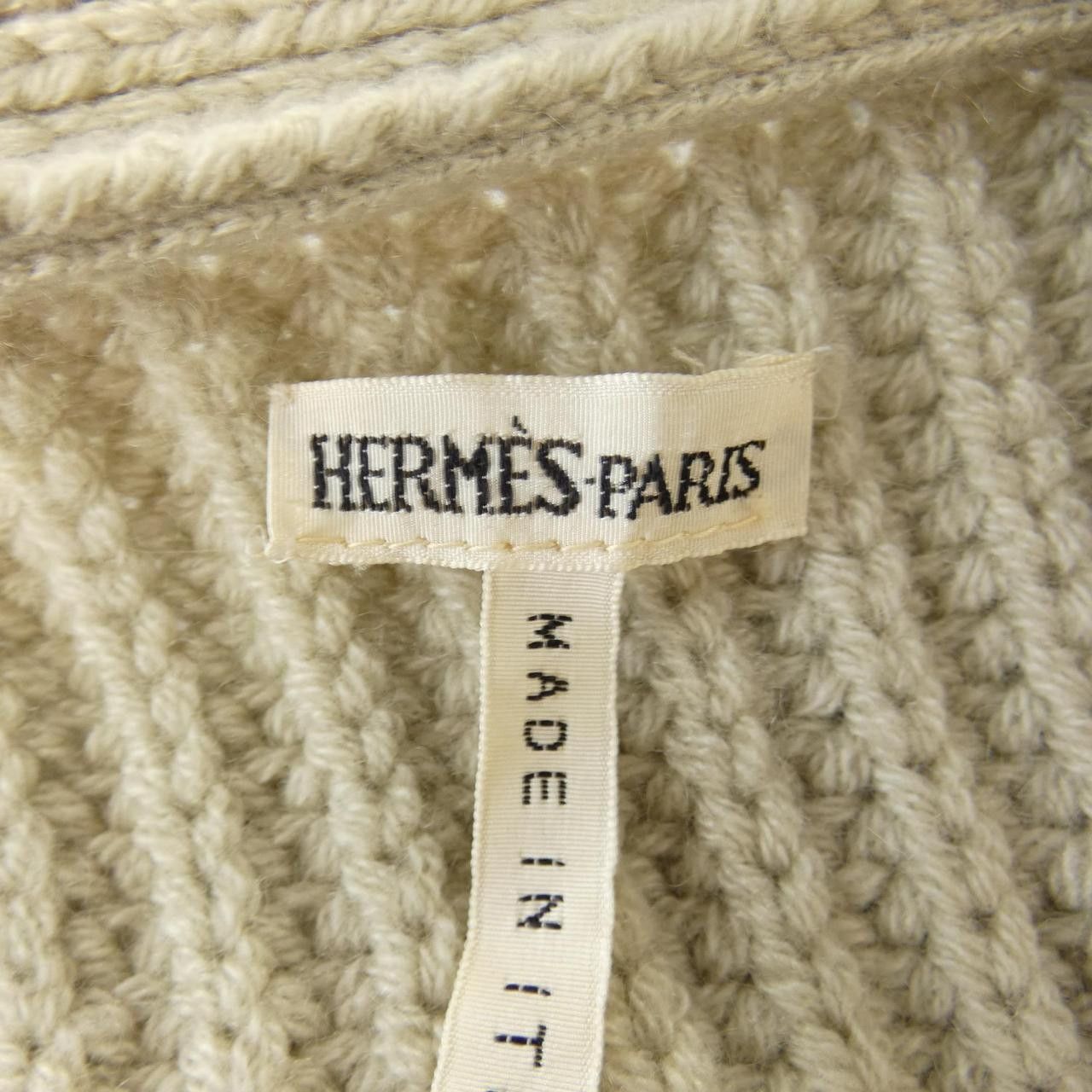 Hermes Hermes Hermès Long Cardigan Cashmere Lambskin Long Cardigan ME Leather Tops DUTY FREE for USA Size ONE SIZE - 4 Thumbnail