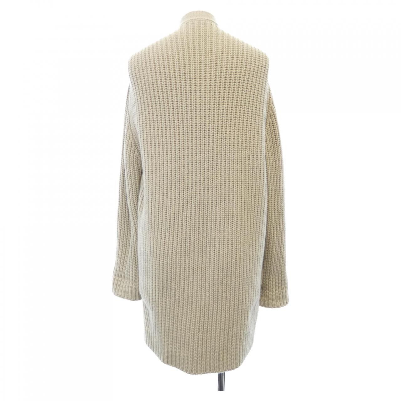 Hermes Hermes Hermès Long Cardigan Cashmere Lambskin Long Cardigan ME Leather Tops DUTY FREE for USA Size ONE SIZE - 2 Thumbnail