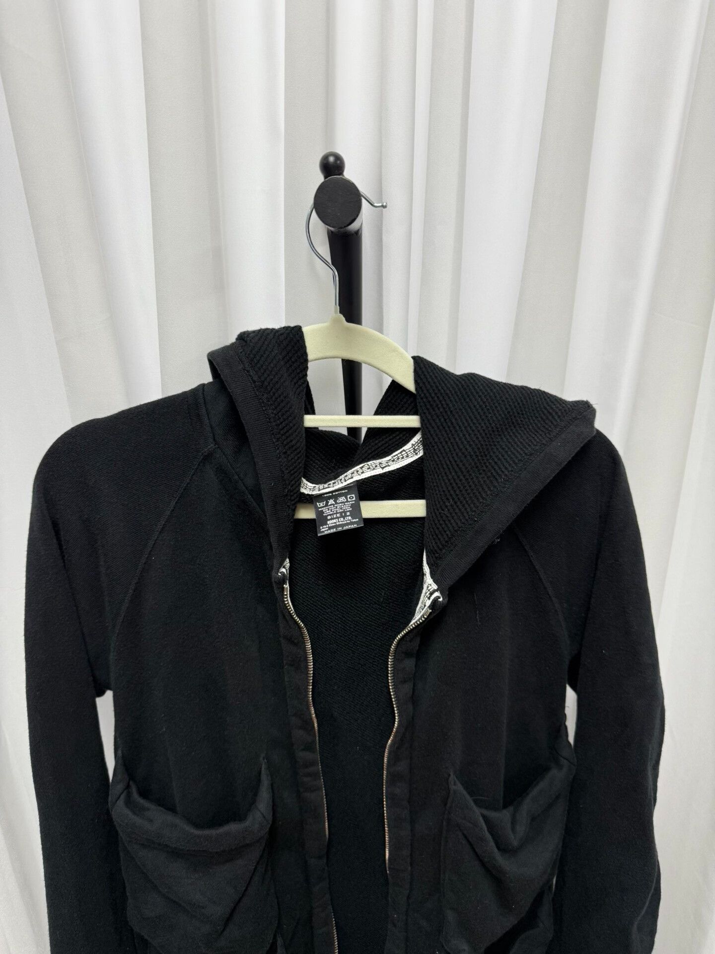 Number (N)ine number nine zipper hoodie with pockets Size US M / EU 48-50 / 2 - 4 Thumbnail