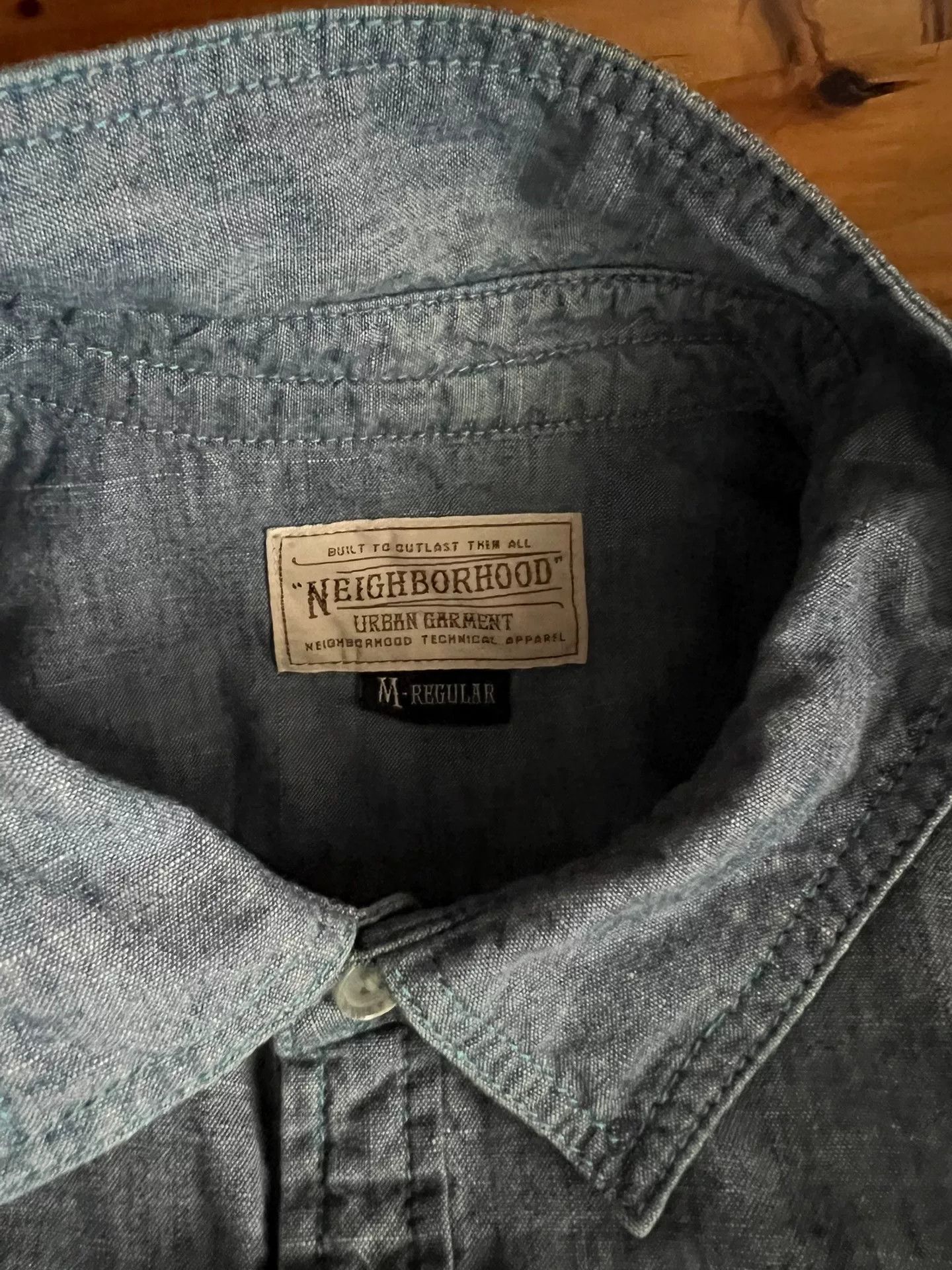 Neighborhood classic embroidered denim work shirt Size US M / EU 48-50 / 2 - 6 Thumbnail