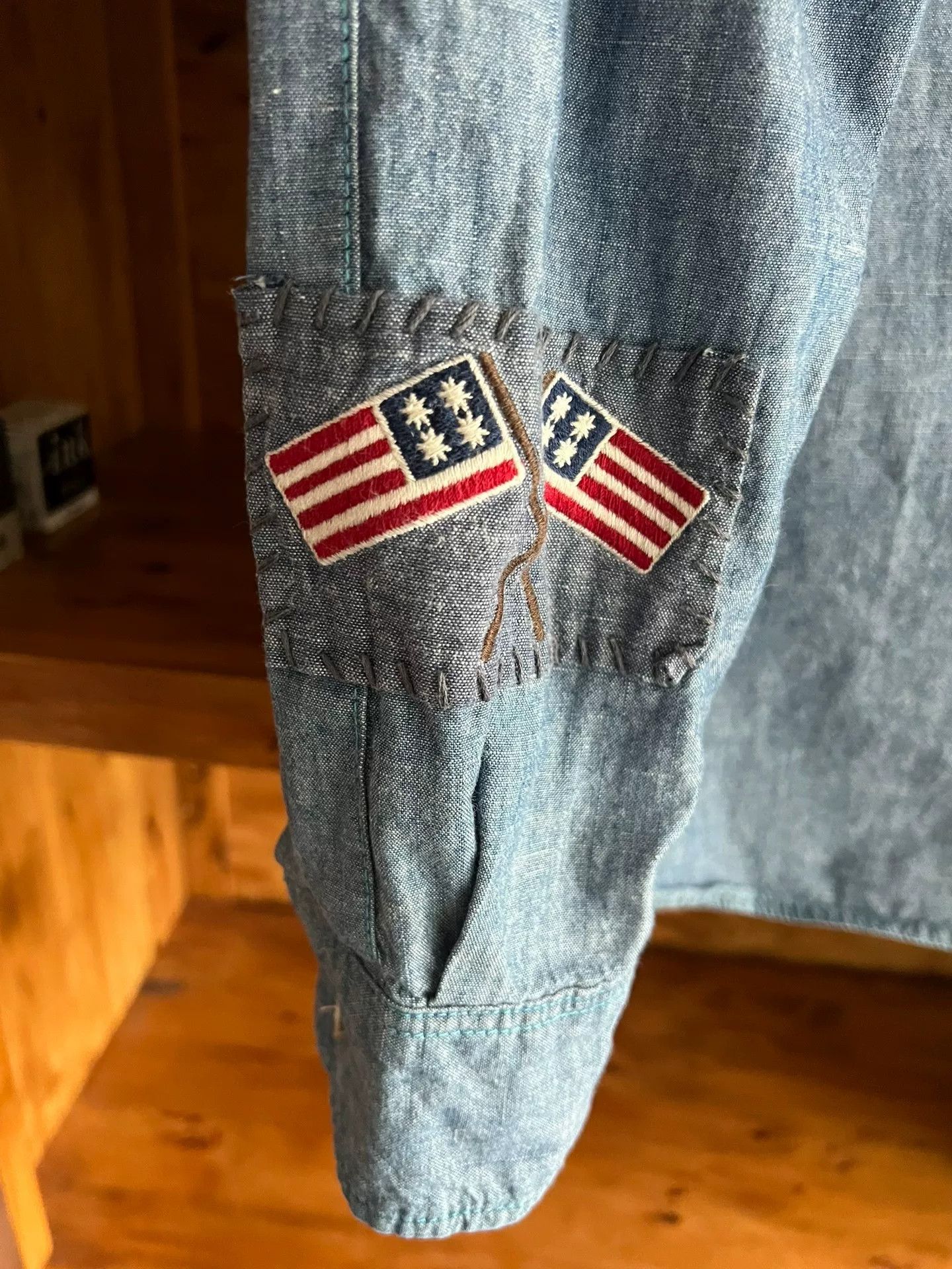 Neighborhood classic embroidered denim work shirt Size US M / EU 48-50 / 2 - 2 Thumbnail