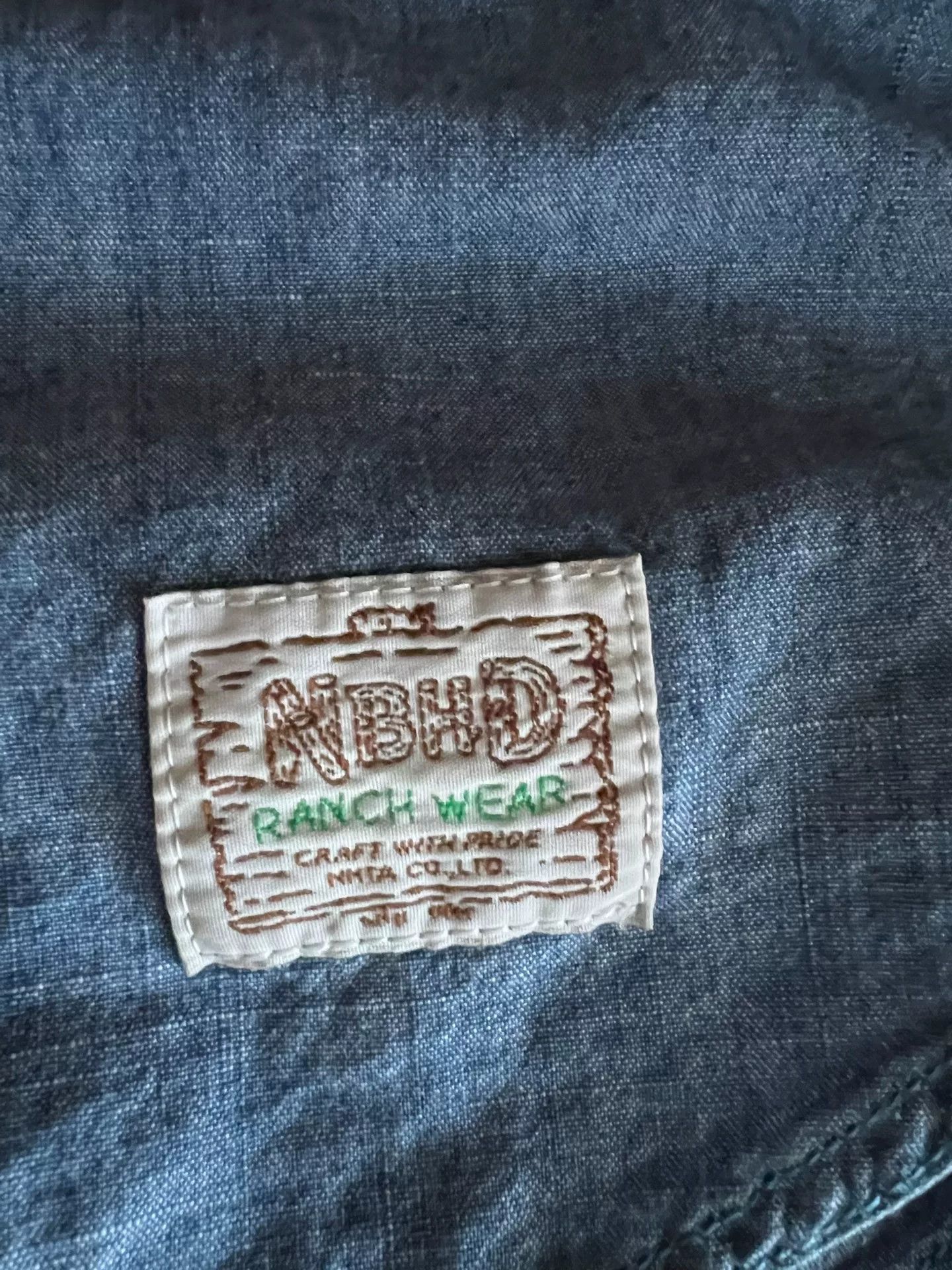 Neighborhood classic embroidered denim work shirt Size US M / EU 48-50 / 2 - 8 Thumbnail