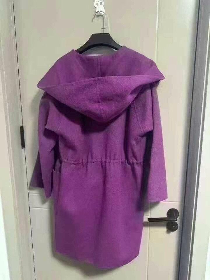 Max Mara MaxMara Purple Wool Coat Size 40 Size M / US 6-8 / IT 42-44 - 2 Thumbnail